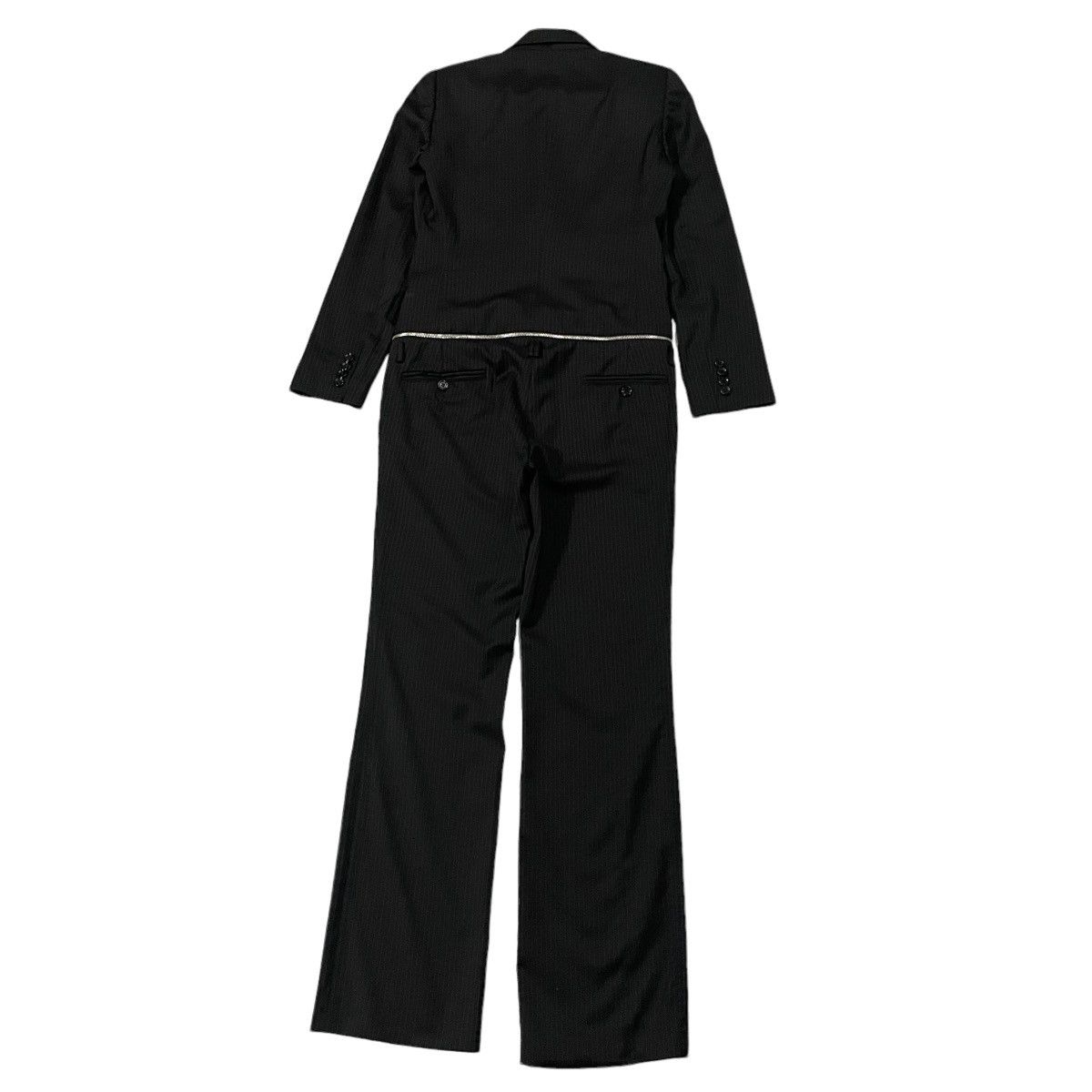 Dolce & Gabbana Runway Dolce & Gabbana Pinstripe Jumpsuit Size S / US 4 / IT 40 - 13 Thumbnail