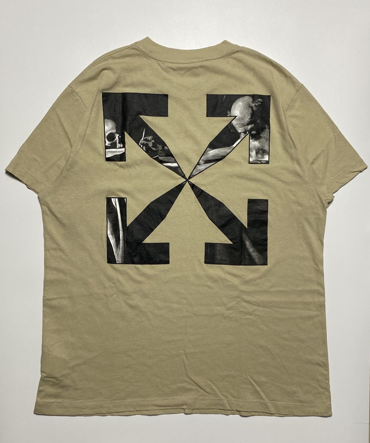 Off-White Off-White SS22 Caravaggio Arrow Skate T-Shirt Size US M / EU 48-50 / 2 - 1 Thumbnail