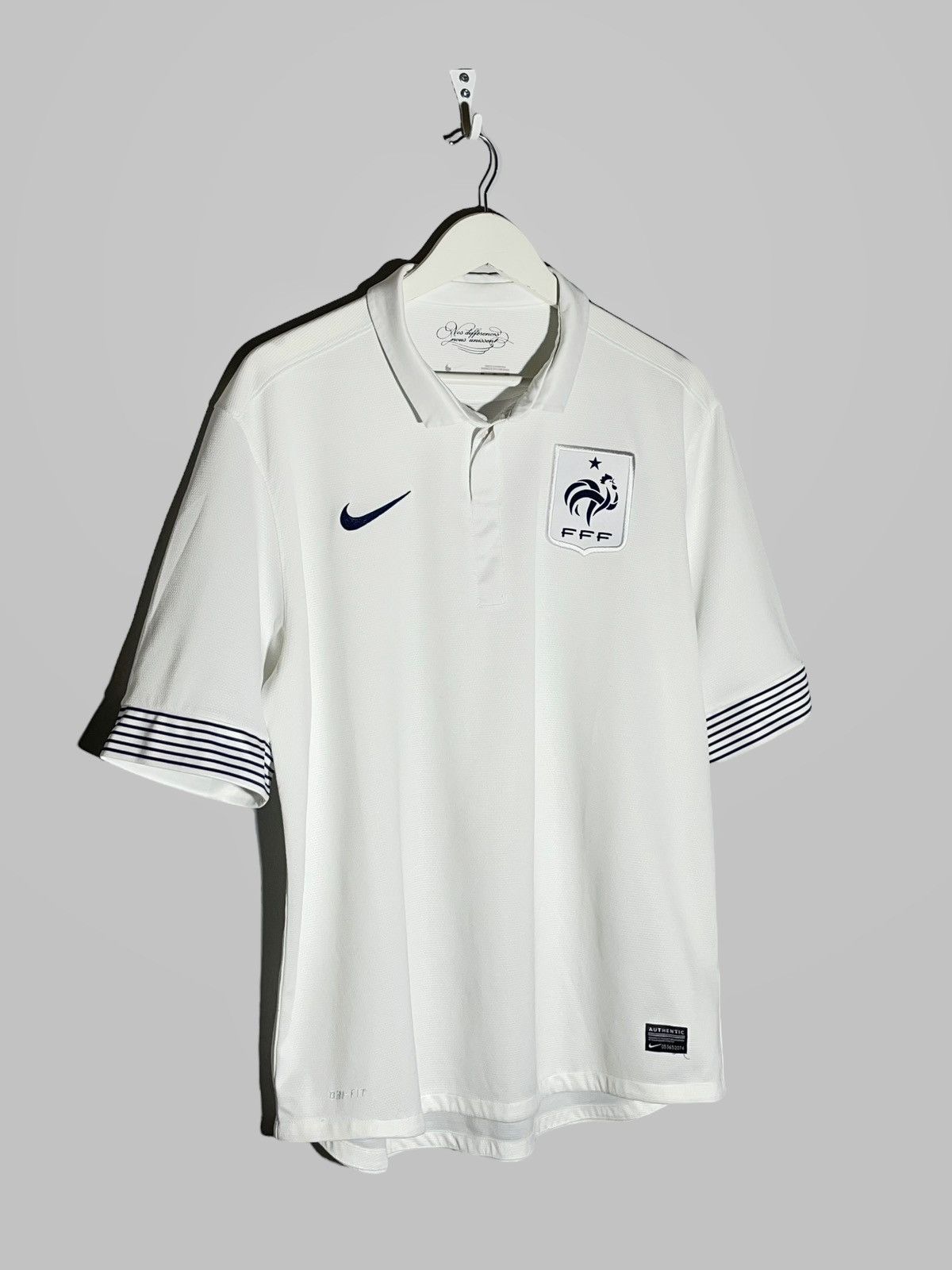 Nike National Team France Nike 2012 Away Football Shirt Size US XL / EU 56 / 4 - 2 Thumbnail