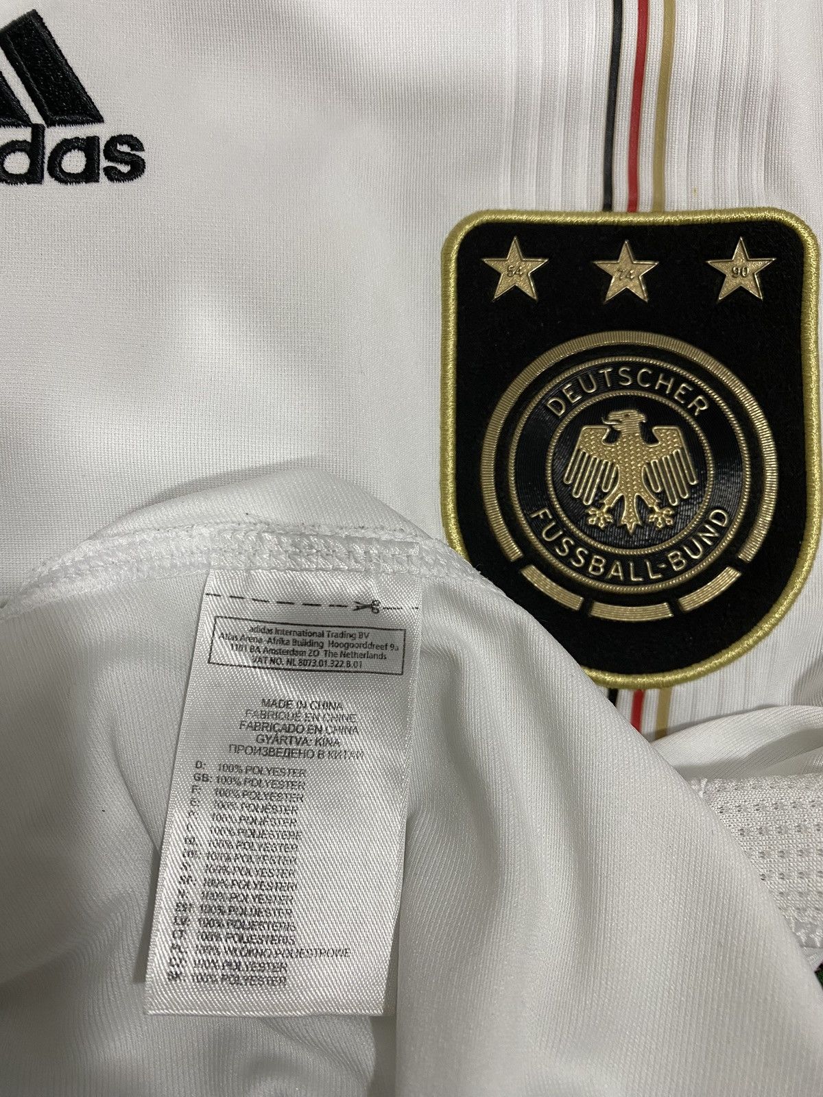 Adidas GERMANY 2010/2011 HOME JERSEY ADIDAS Size US L / EU 52-54 / 3 - 6 Thumbnail