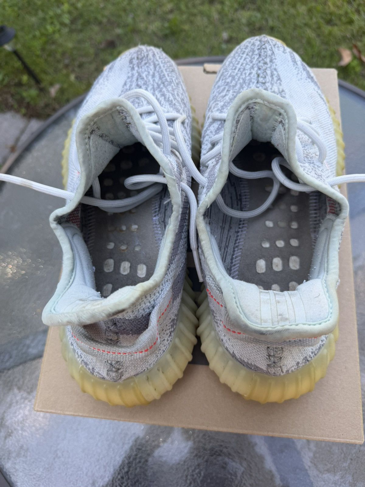 Adidas Adidas Yeezy Boost 350 V2 Blue Tint 2017 Size US 10.5 / EU 43-44 - 6 Thumbnail
