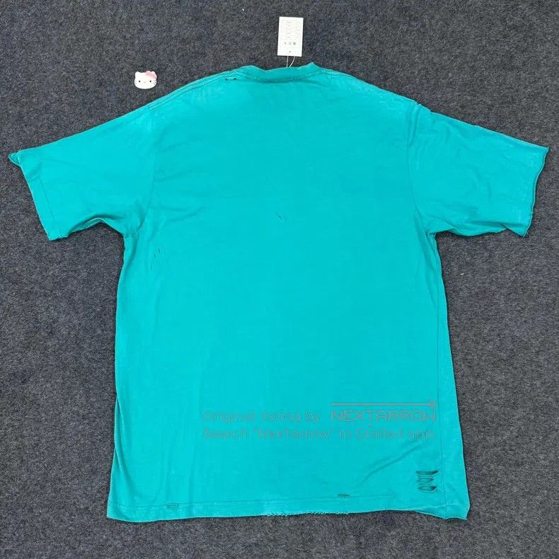 Balenciaga Balenciaga Lake Green Destroyed Mosaic Short Sleeve Size US XS / EU 42 / 0 - 2 Thumbnail