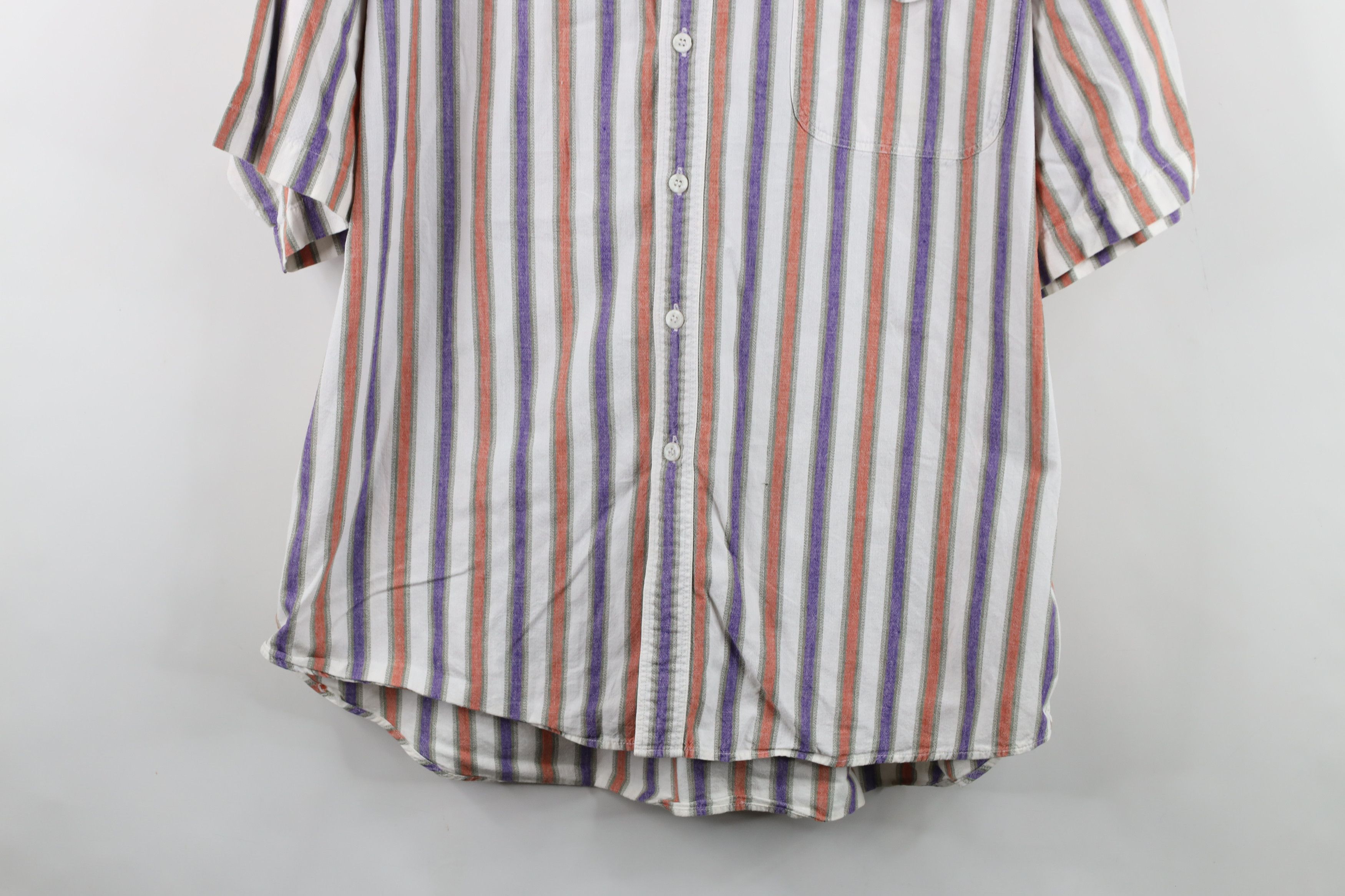 Vintage Vintage 90s Streetwear Baggy Fit Short Sleeve Button Shirt Size US XL / EU 56 / 4 - 3 Thumbnail