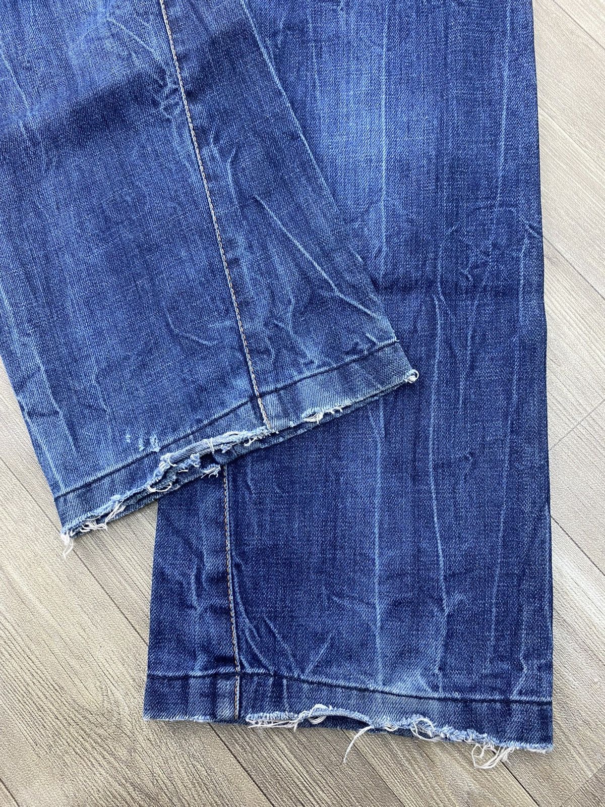 If Six Was Nine 2000s Buckaroo Distressed Faded Lgb Punk Style Baggy Jeans Size US 34 / EU 50 - 10 Thumbnail