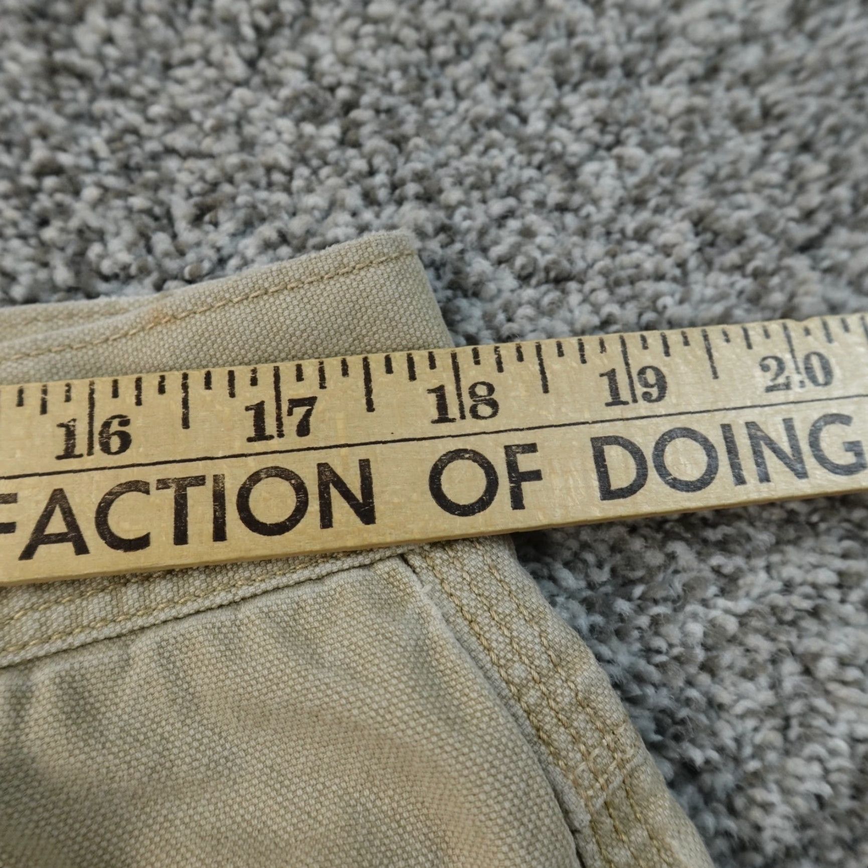The North Face North Face Pants Mens 36x27 Canvas Khaki 5 Pocket Outdoor Hiking Regular Rise Chino Beige Brown Tan Size US 36 / EU 52 - 6 Thumbnail