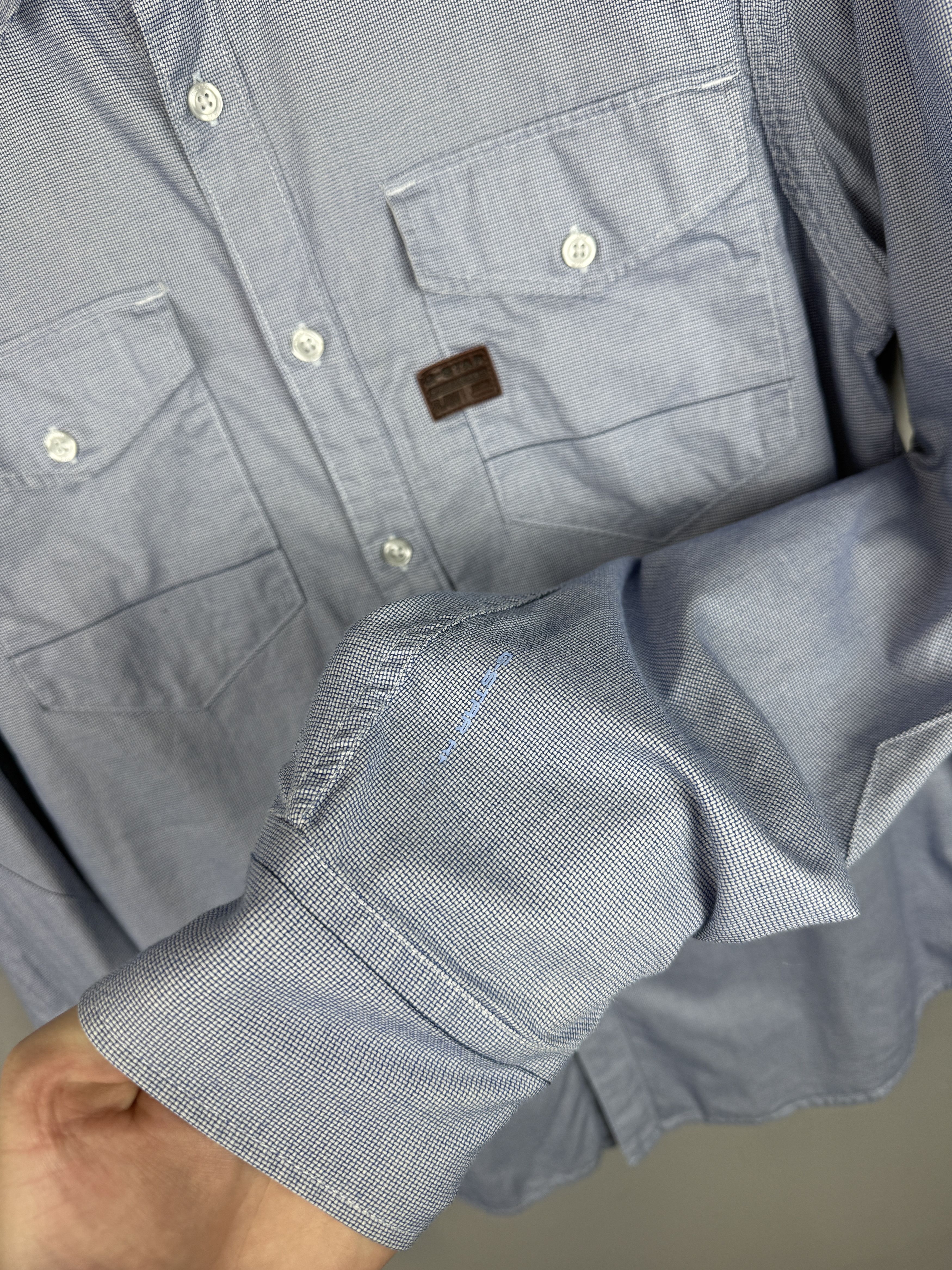 G-Star G-star Raw Shirt RCO Arizona Stockton Blue Check Long Sleeve Size US XXL / EU 58 / 5 - 5 Thumbnail