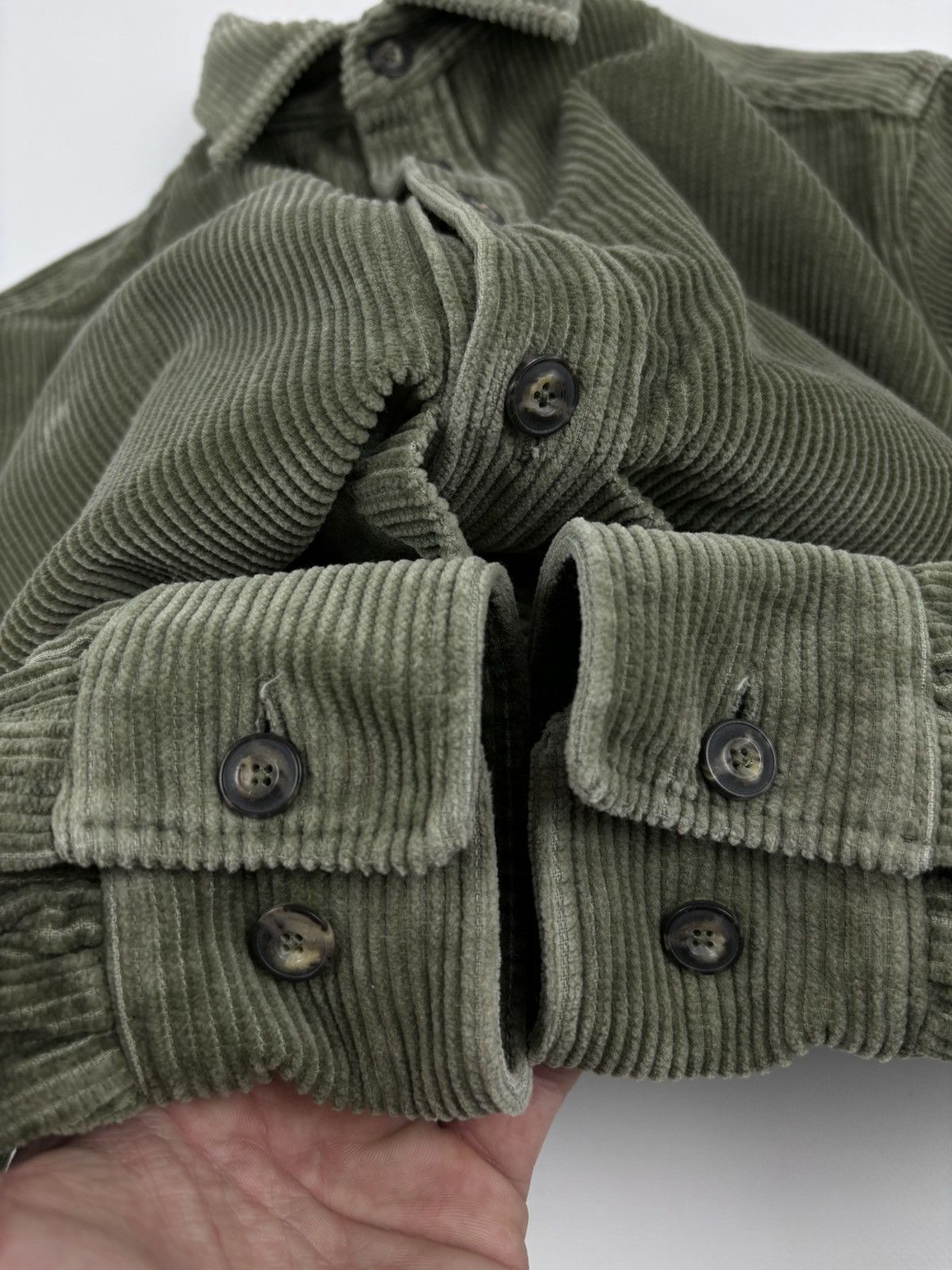 A Kind Of Guise RARE Сorduroy Garment-Dyed Cotton Long Sleeve Overshirt Germany Jacket Shirt S-M Size US M / EU 48-50 / 2 - 21 Thumbnail