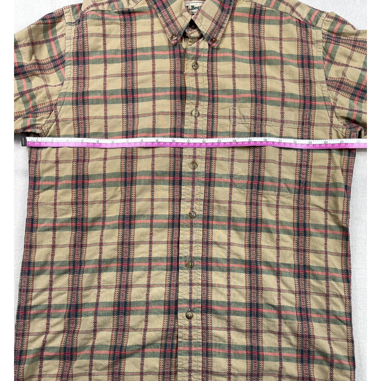 Vintage VINTAGE L.L. Bean Button-Up Shirt Mens L Gray Plaid Western Design 90s USA Size US L / EU 52-54 / 3 - 5 Thumbnail