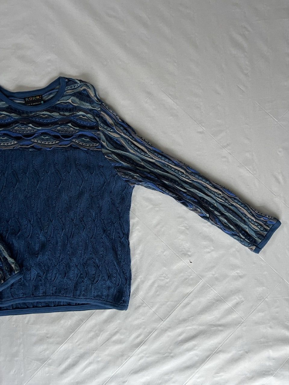Coogi Coogi Australia Knit Sweater – Blue – Size L – 90s Vintage Size US L / EU 52-54 / 3 - 4 Thumbnail