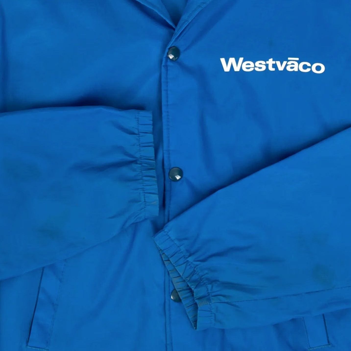 Vintage VINTAGE MVP Coach Jacket Mens Blue Nylon 90s Short Sleeve? Size US M / EU 48-50 / 2 - 6 Thumbnail