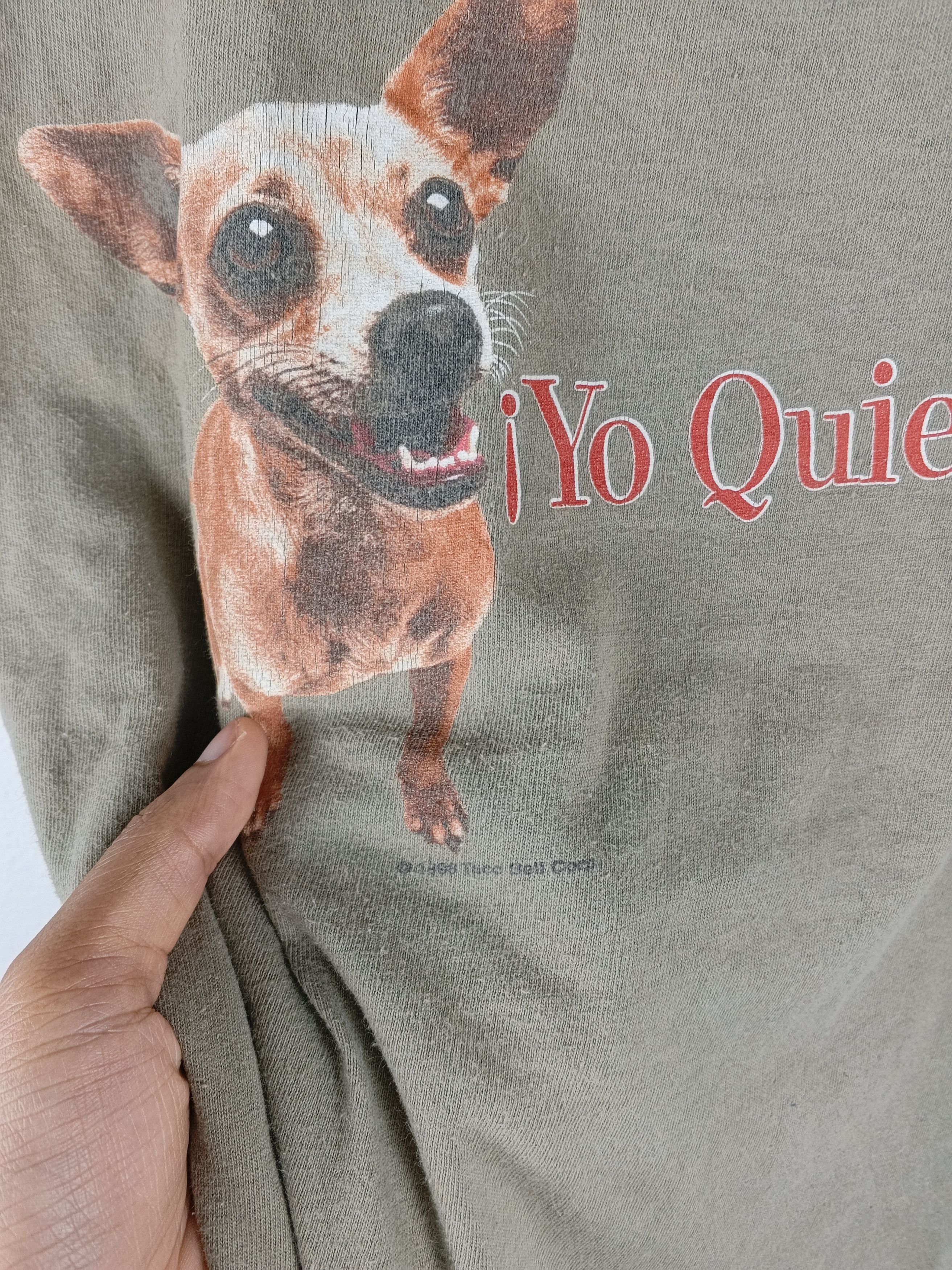 Vintage Vintage 1998 Taco Bell Chihuahua promo tee Size US M / EU 48-50 / 2 - 3 Thumbnail