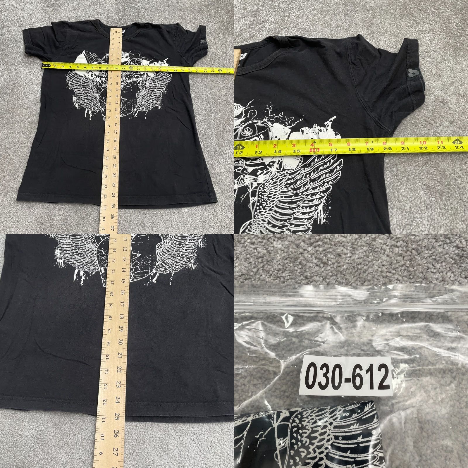 Vintage VINTAGE Ridestar Black T-Shirt Womens XL Crew Neck Short Sleeve Cotton Graphic Print 90s Punk Retro Rock Casual Tee Size XL / US 12-14 / IT 48-50 - 8 Thumbnail