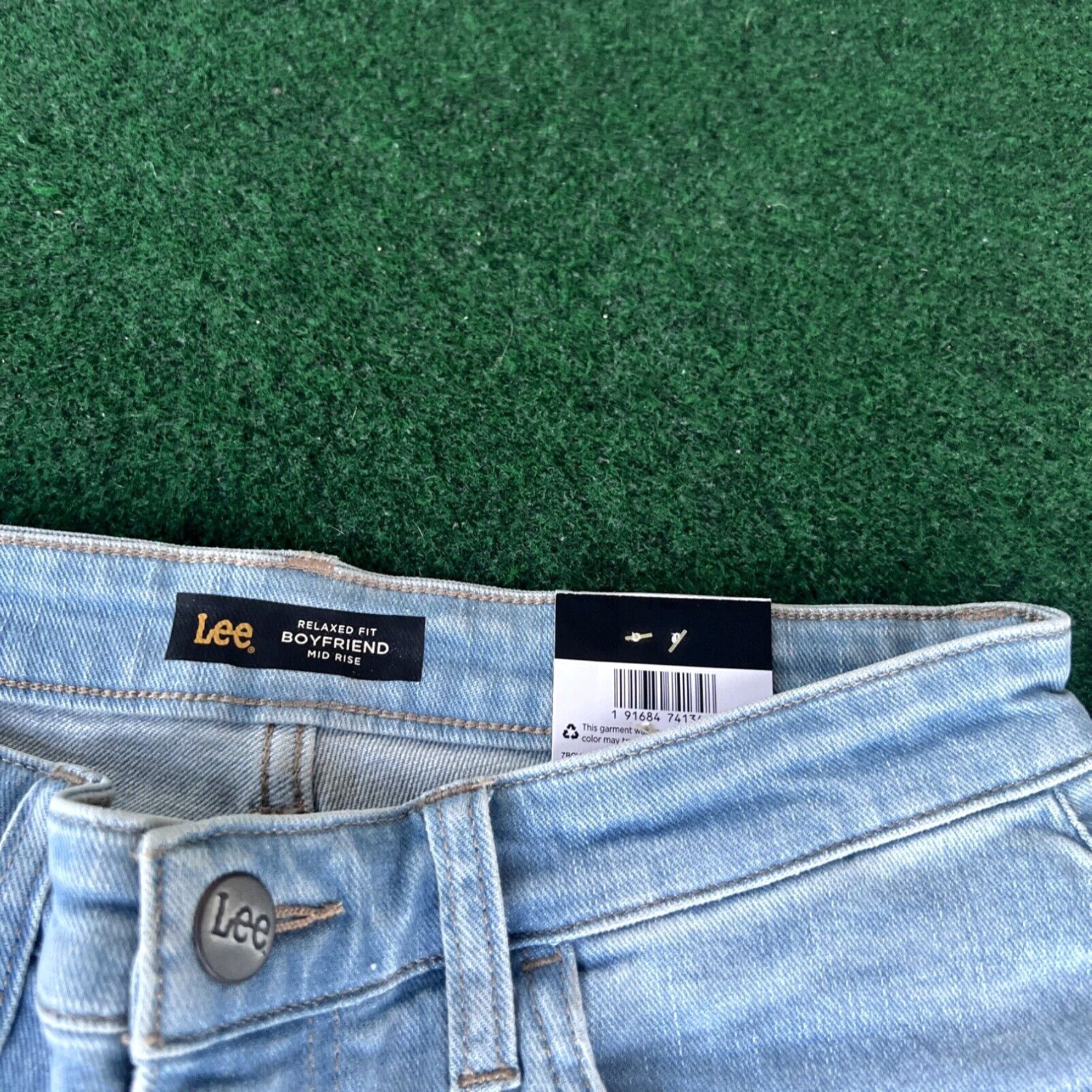 Lee New Lee Women's Modern Midrise Boyfriend Denim Relaxed Jeans Size 6 Size 28" / US 6 / IT 42 - 5 Thumbnail