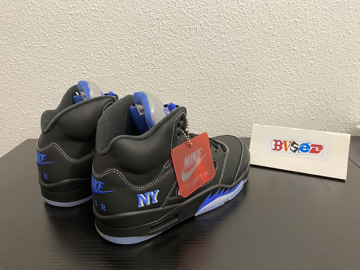 Awake NY × Jordan Brand Jordan x Awake Retro 5 Racer Blue Size US 9.5 / EU 42-43 - 2 Thumbnail