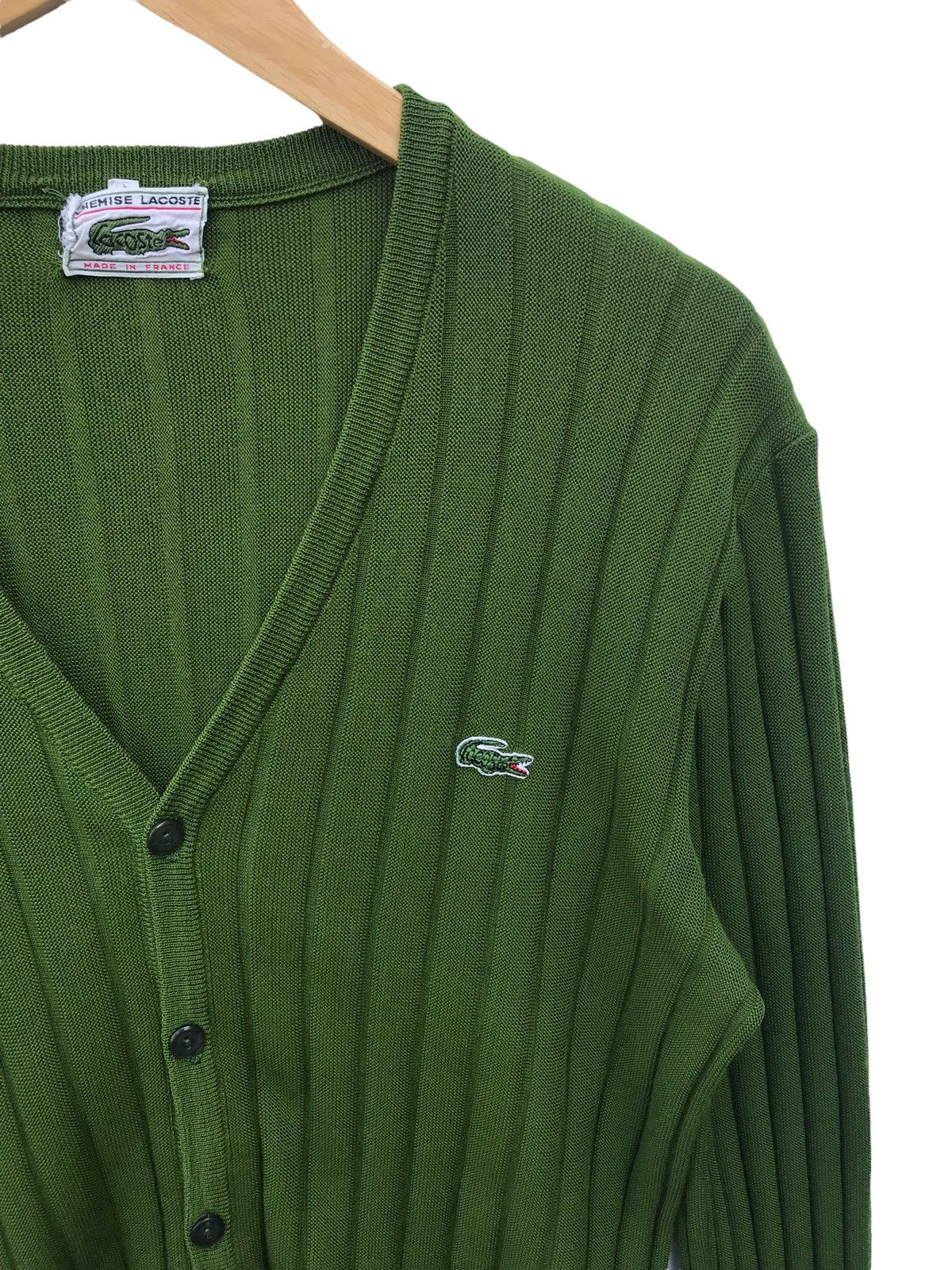 Lacoste Vintage Lacoste Cardigan Sweater Size US S / EU 44-46 / 1 - 2 Thumbnail