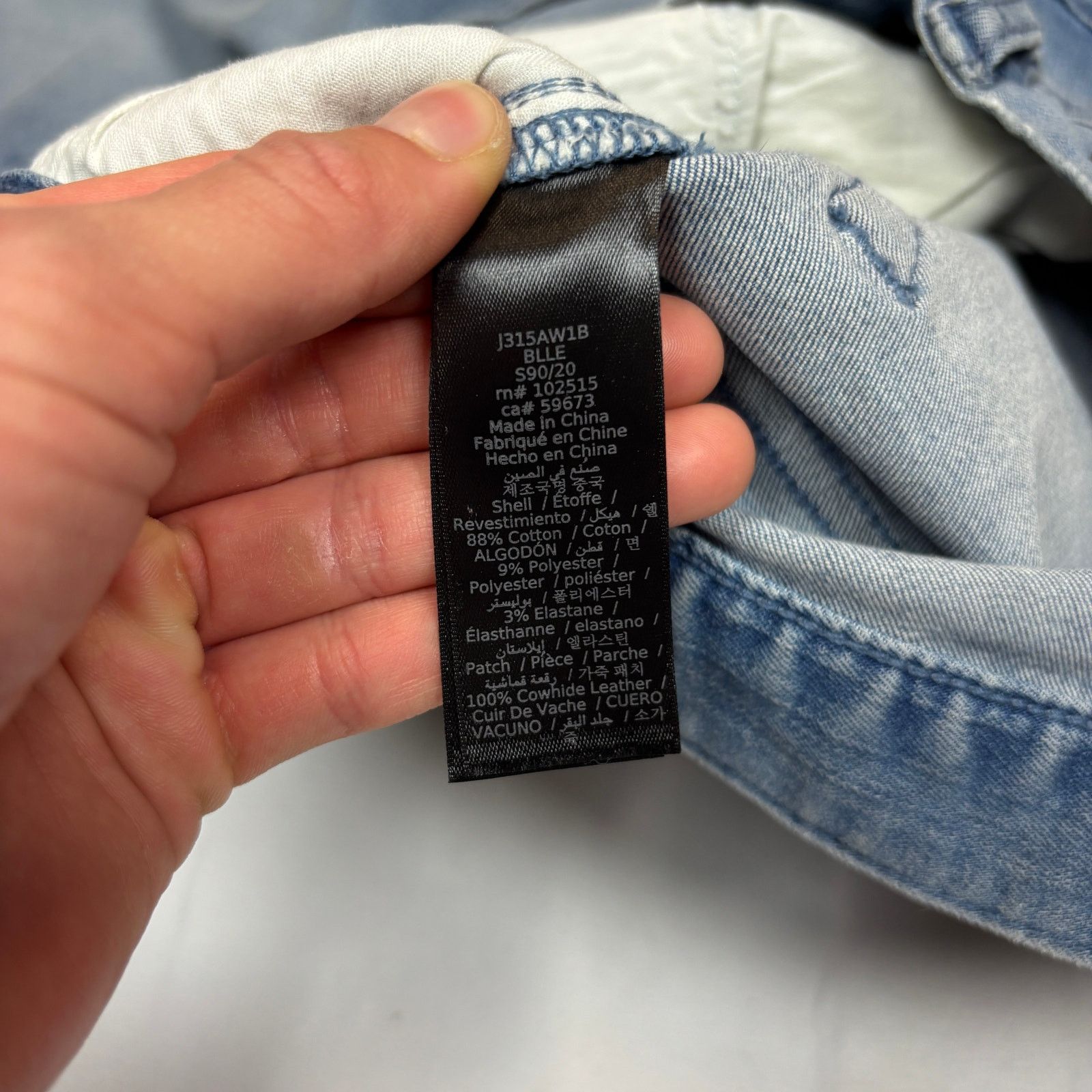 John Varvatos John Varvatos Star USA Jeans Wight Skinny Straight 32x32 Size US 32 / EU 48 - 12 Thumbnail