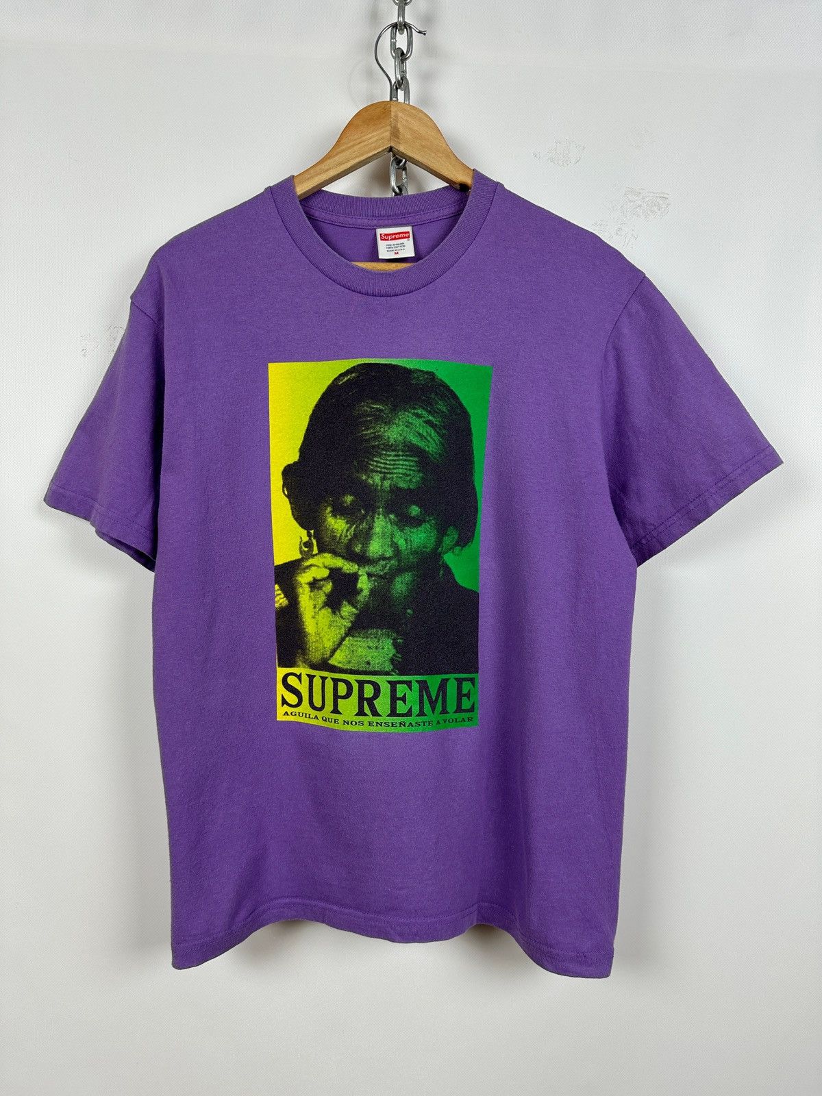 Supreme Supreme Aguila Purple T-Shirt Size US M / EU 48-50 / 2 - 1 Thumbnail
