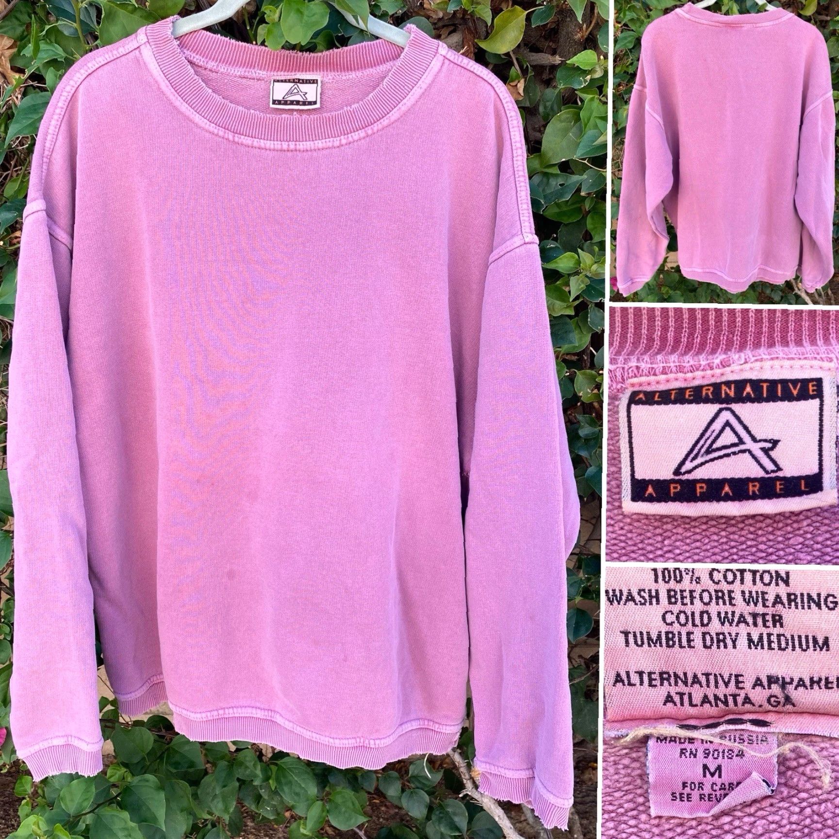 Alternative Apparel Alternative Apparel Sweatshirt Worn Thrashed Holes Sweater Made In Russia Size M Mens Pullover Distressed Color See Pics 1990s Style Sweatshirt Size US M / EU 48-50 / 2 - 2 Thumbnail