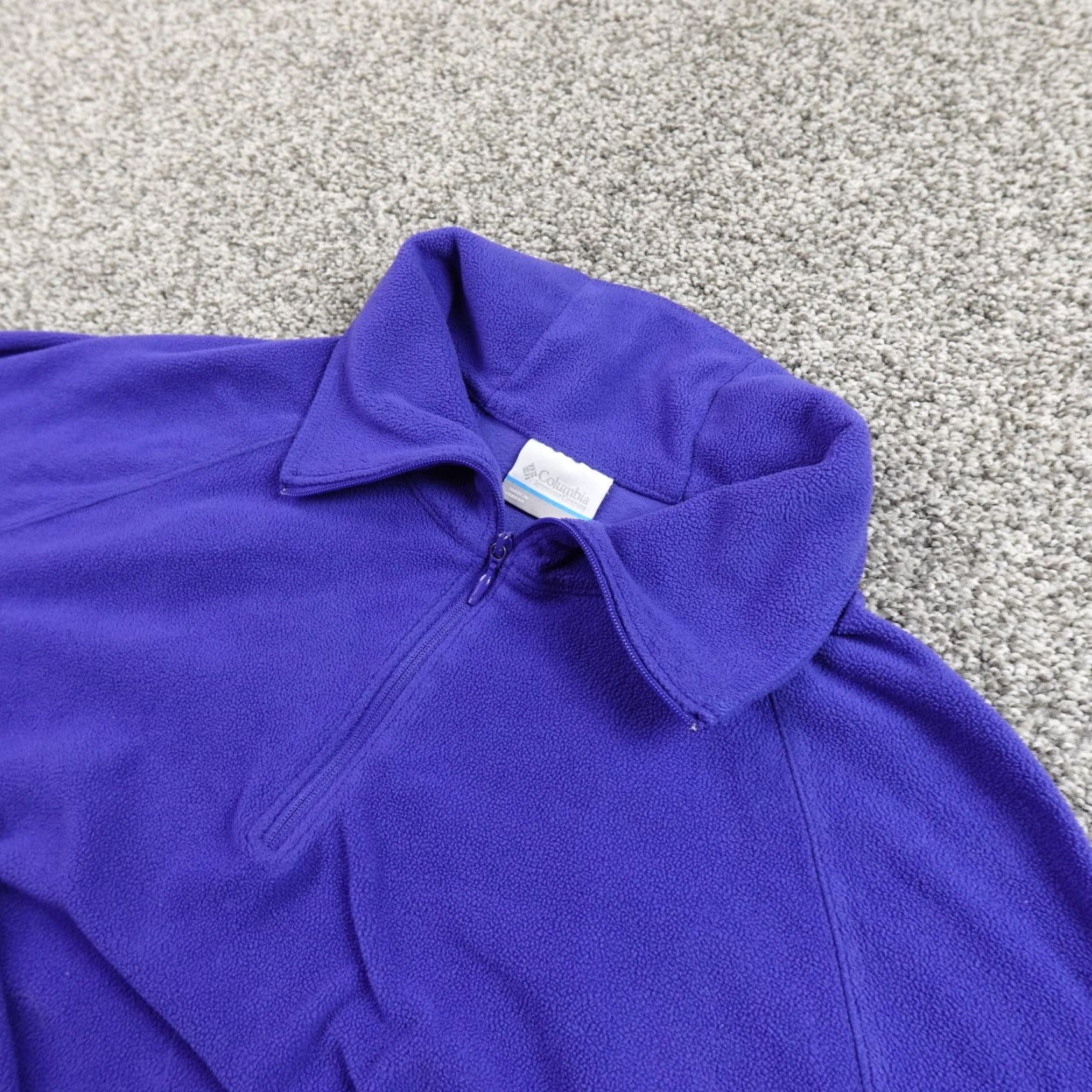 Vintage Columbia Pullover Womens 1X Blue Fleece 1/4 Zip Sweater Outdoor Hiking Casual Shirt Womens 1X Blue 1/4 Zip Pullover Columbia Size XL / US 12-14 / IT 48-50 - 2 Thumbnail