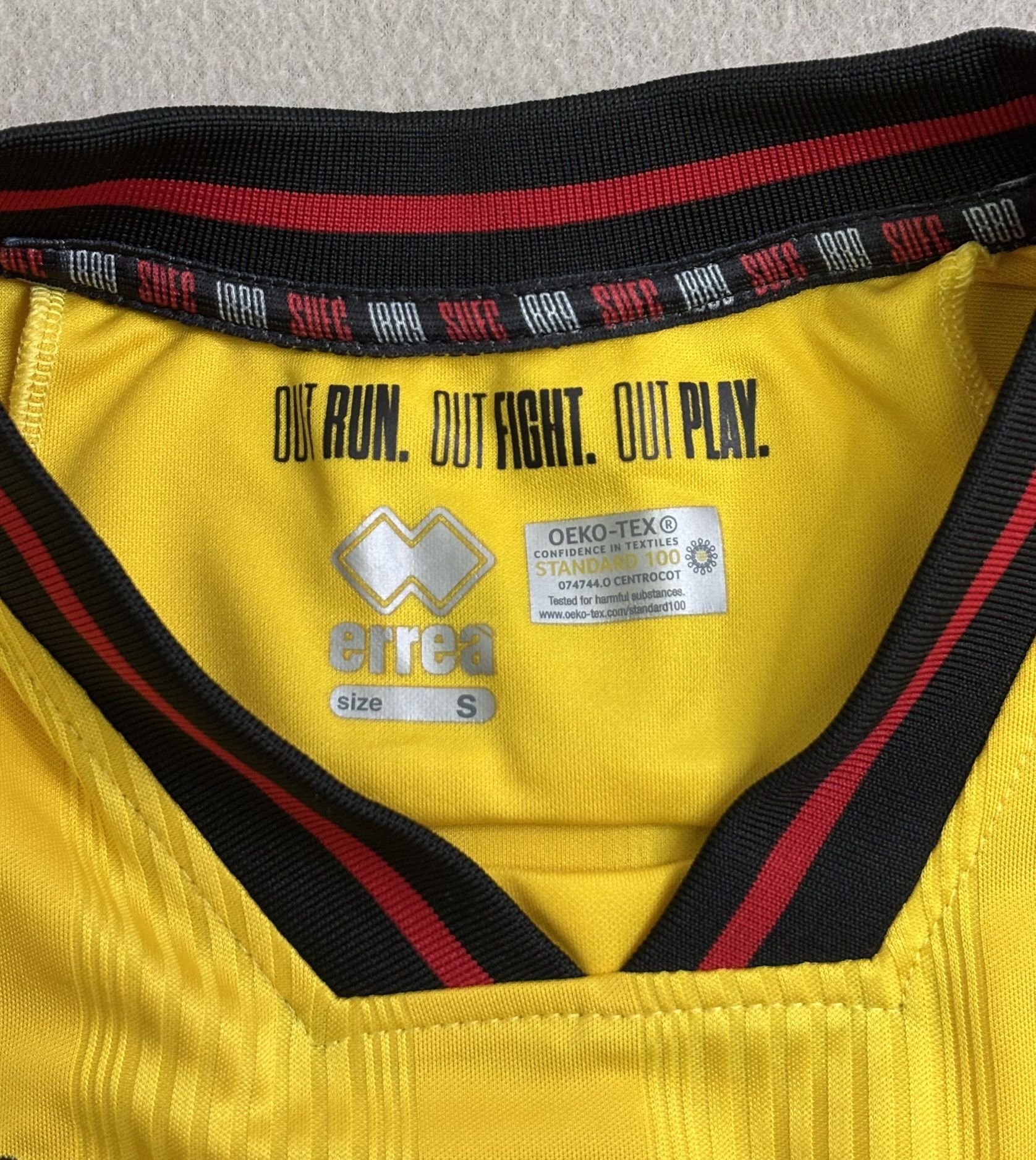 Errea Sheffield United 2023-2024 Errea Football Jersey Size S Size US S / EU 44-46 / 1 - 12 Thumbnail