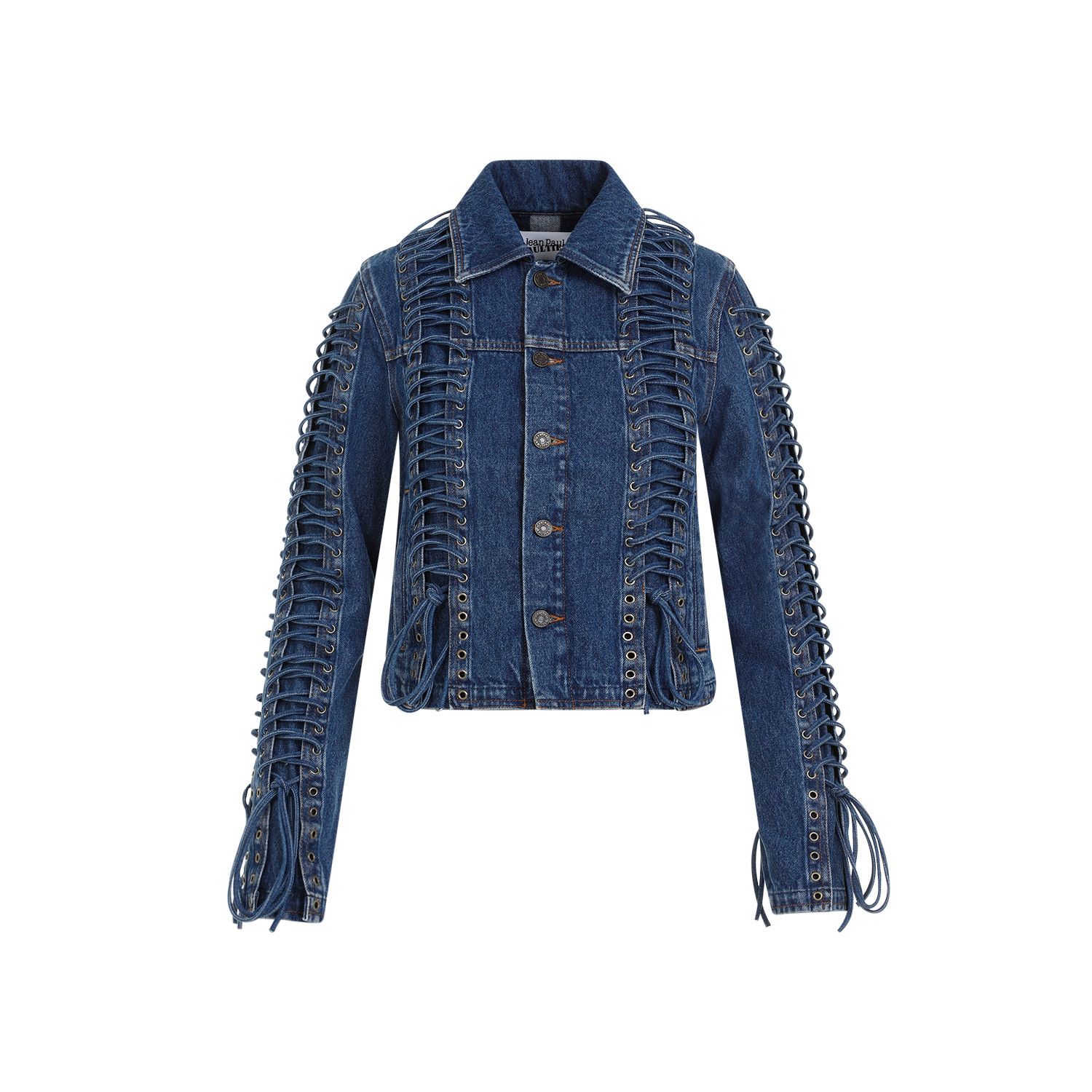 Jean Paul Gaultier Corset Denim Jacket