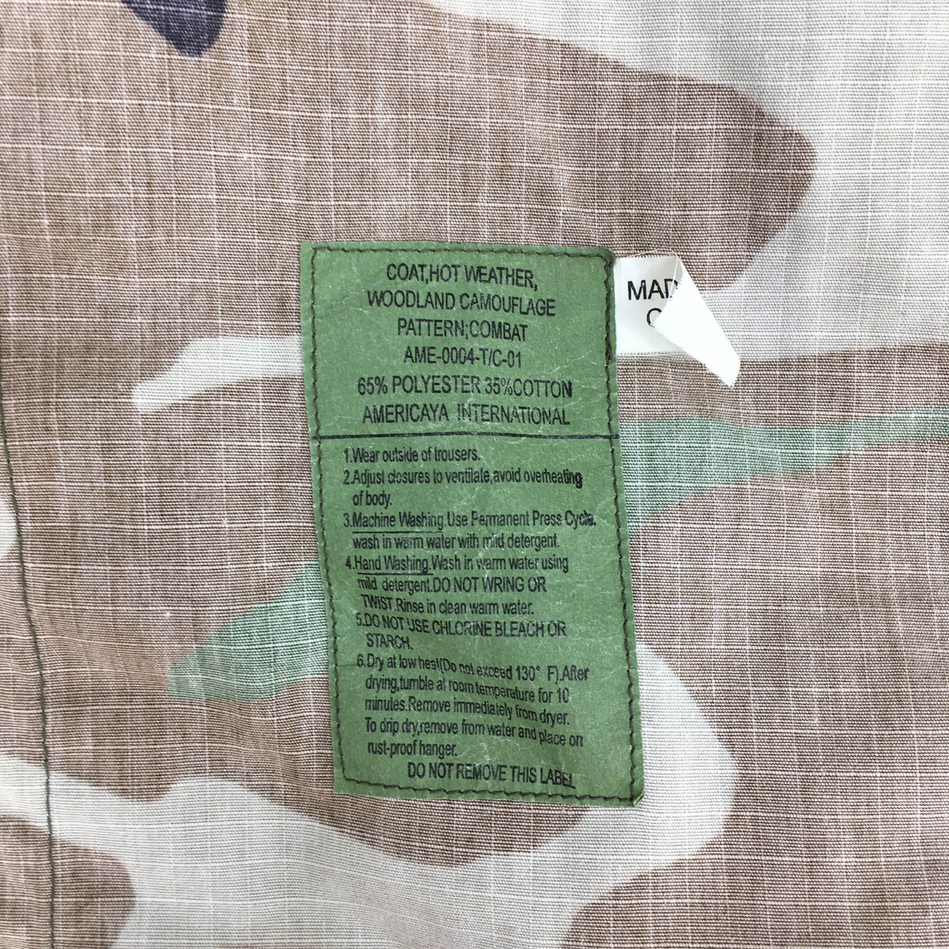 Vintage Vintage M-65 Field Camouflage Green Jacket Small Size US S / EU 44-46 / 1 - 6 Thumbnail