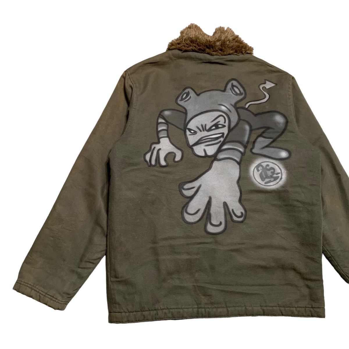 Japanese Brand Japanese Brand Ass Big Print Jacket Size US L / EU 52-54 / 3 - 2 Thumbnail