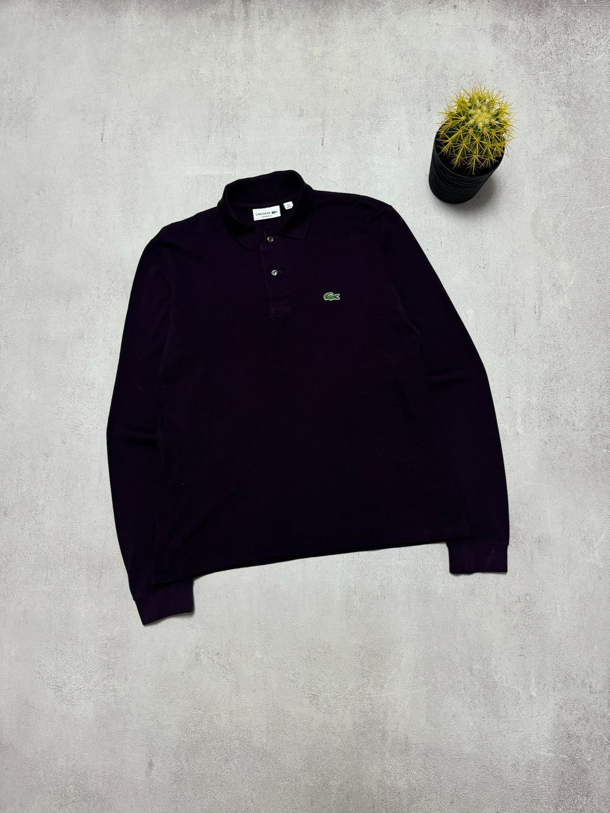 Lacoste × Vintage Lacoste Long Sleeve Polo Rugby Sweatshirt Mini Logo Mens Size US XS / EU 42 / 0 - 1 Thumbnail