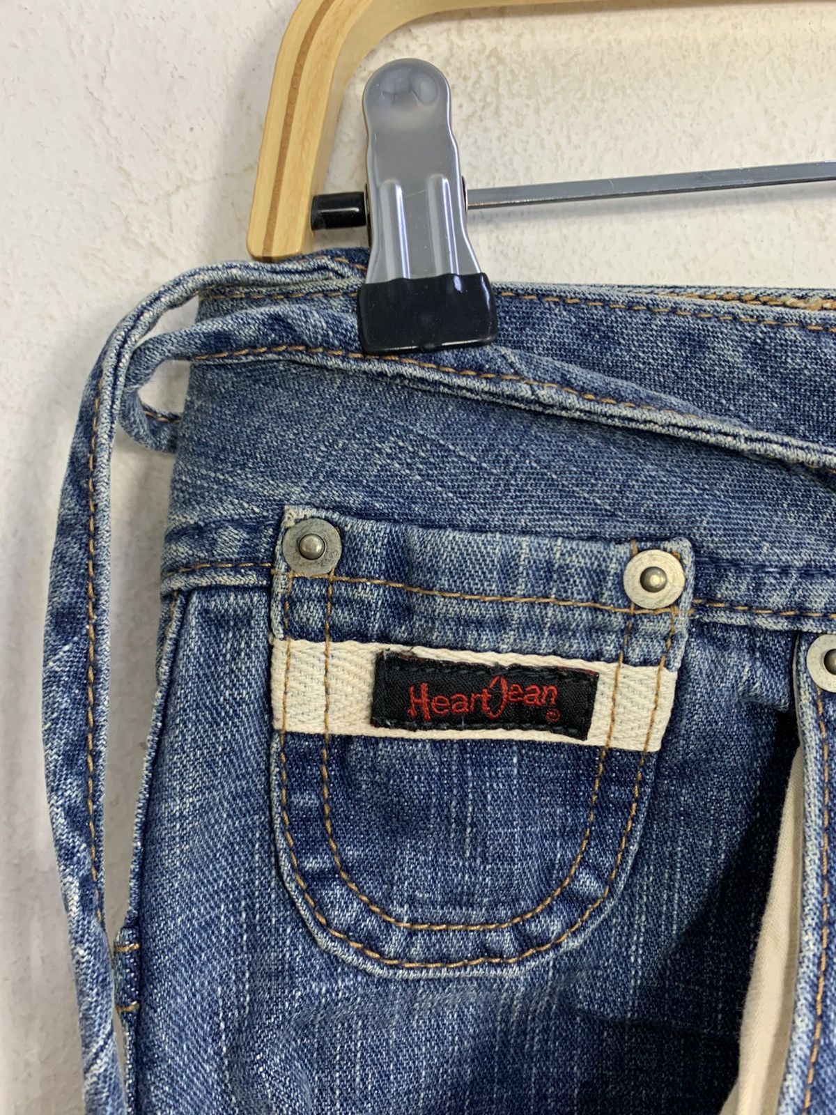 Japanese Brand Heartjean Japan Smock Uniform Indigo Straight Cut Zipper Size 32" / US 10 / IT 46 - 4 Thumbnail