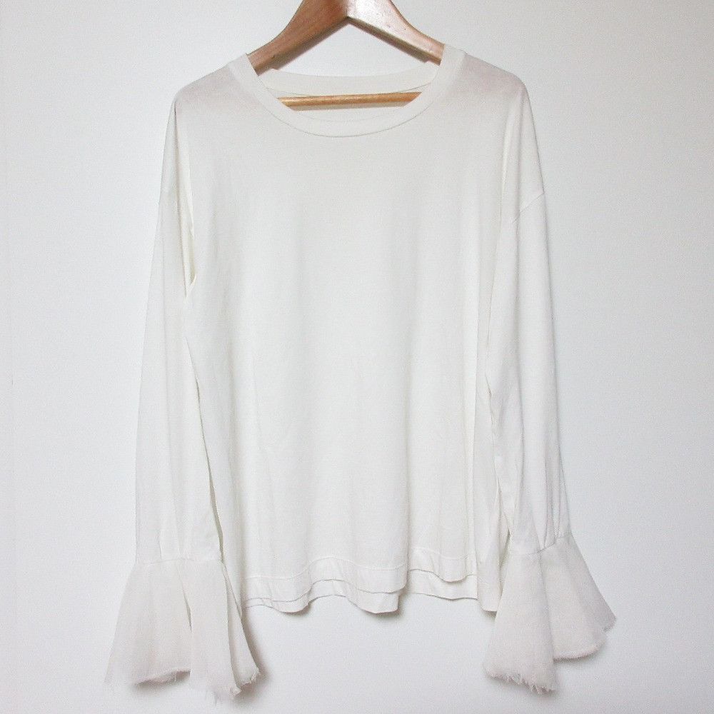 Other Other BRILL Sheer Cotton Cutsew Textile Tops BR24AW6030 DUTY FREE for USA Size ONE SIZE - 1 Thumbnail
