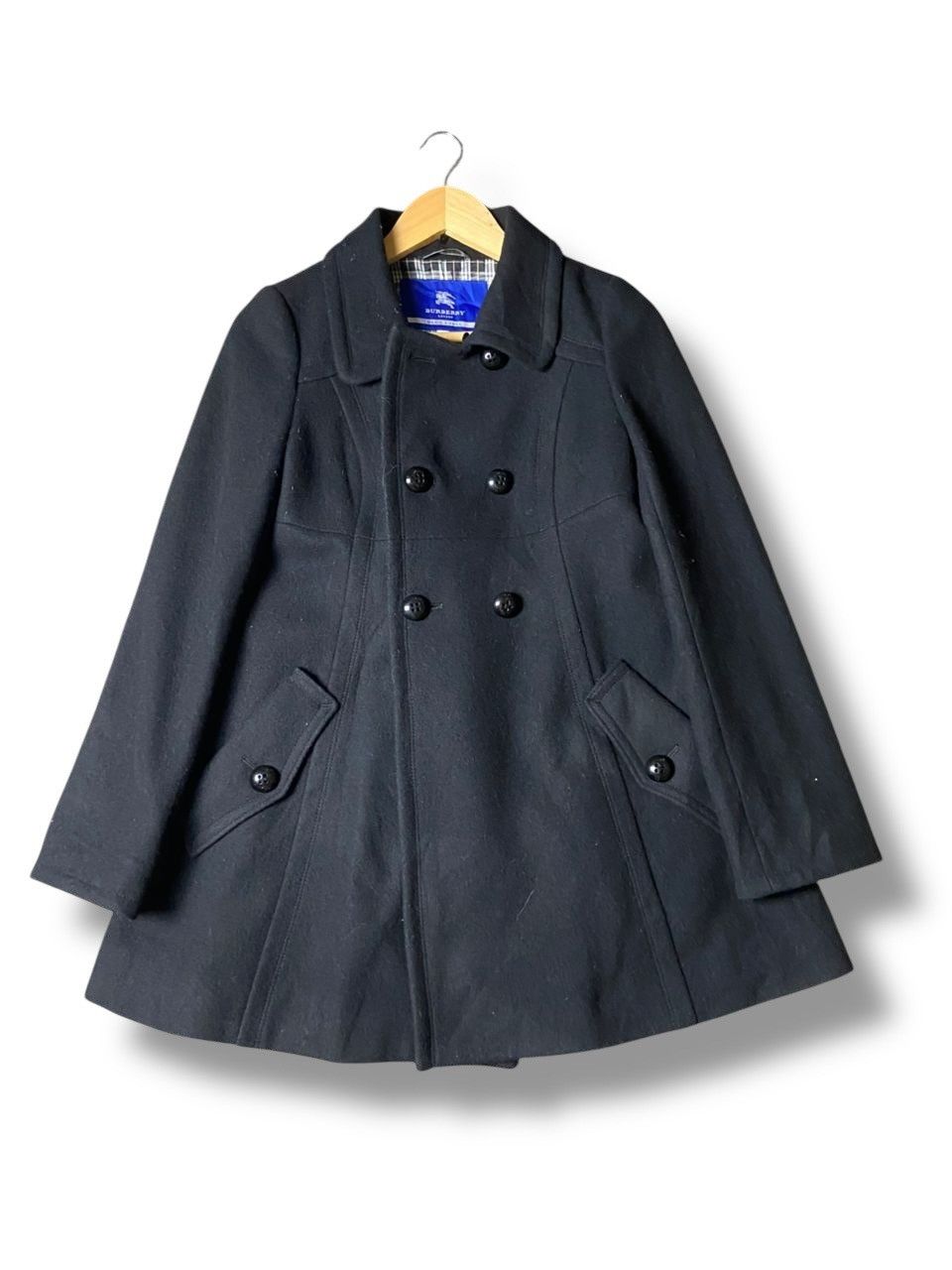 Burberry Burberry London Blue Label Double Breasted Coat (172) Size XS / US 0-2 / IT 36-38 - 1 Thumbnail