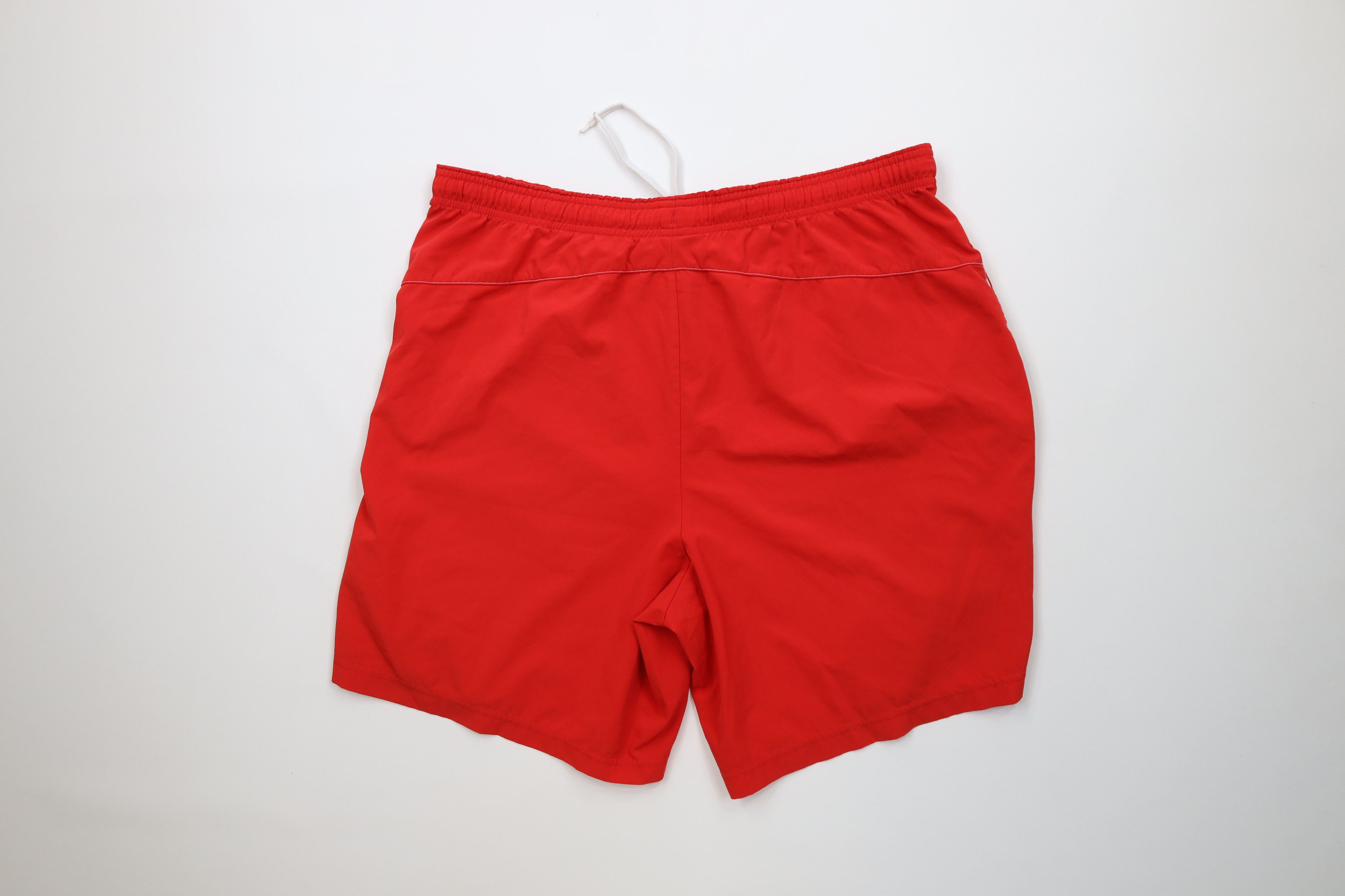 Nike Vintage Nike Mini Swoosh Running Jogging Soccer Shorts Red Size US 36 / EU 52 - 7 Thumbnail