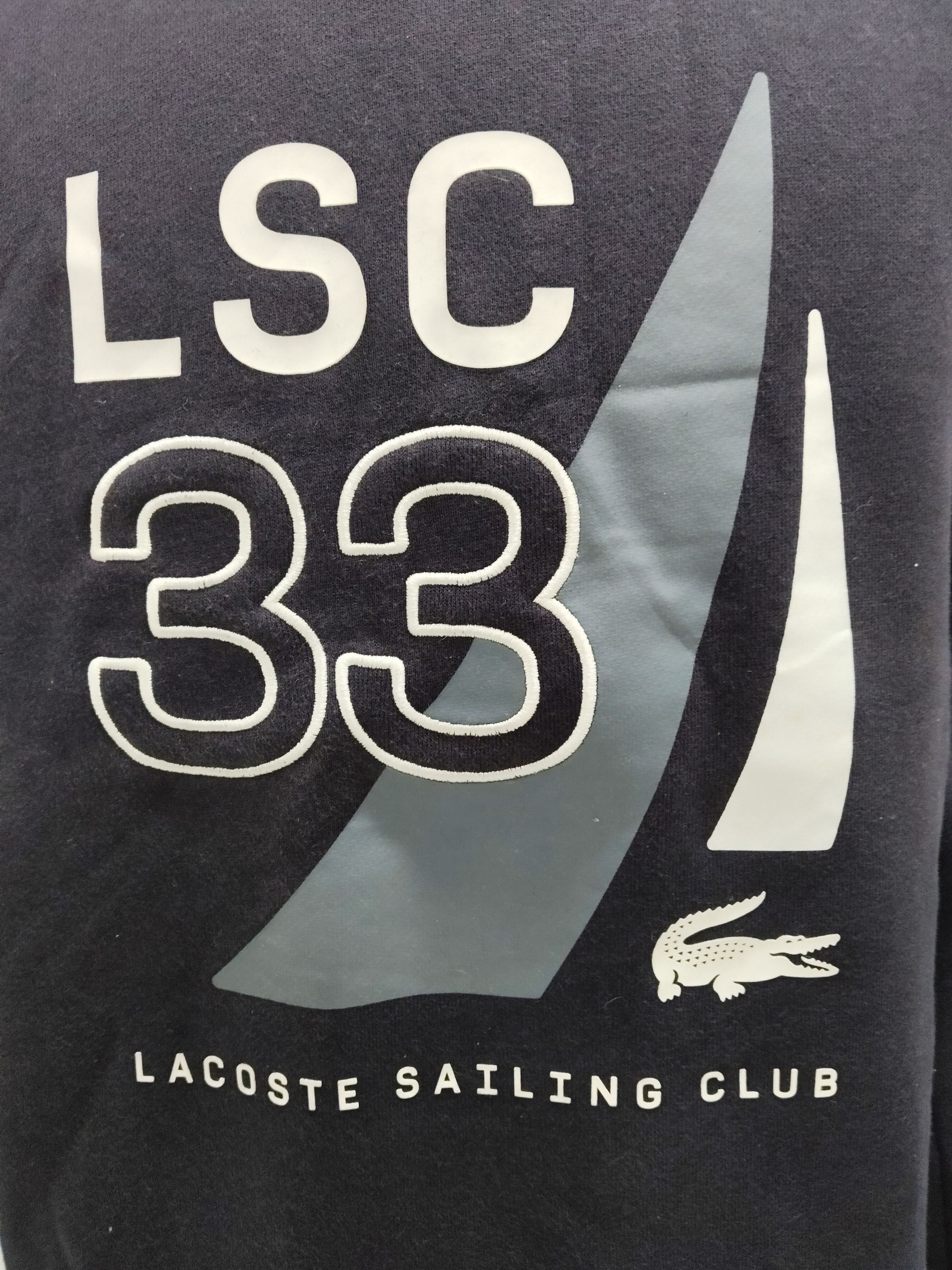 Japanese Brand × Lacoste × Vintage Vintage Lacoste Big Logo Sweatshirt Size US L / EU 52-54 / 3 - 5 Thumbnail