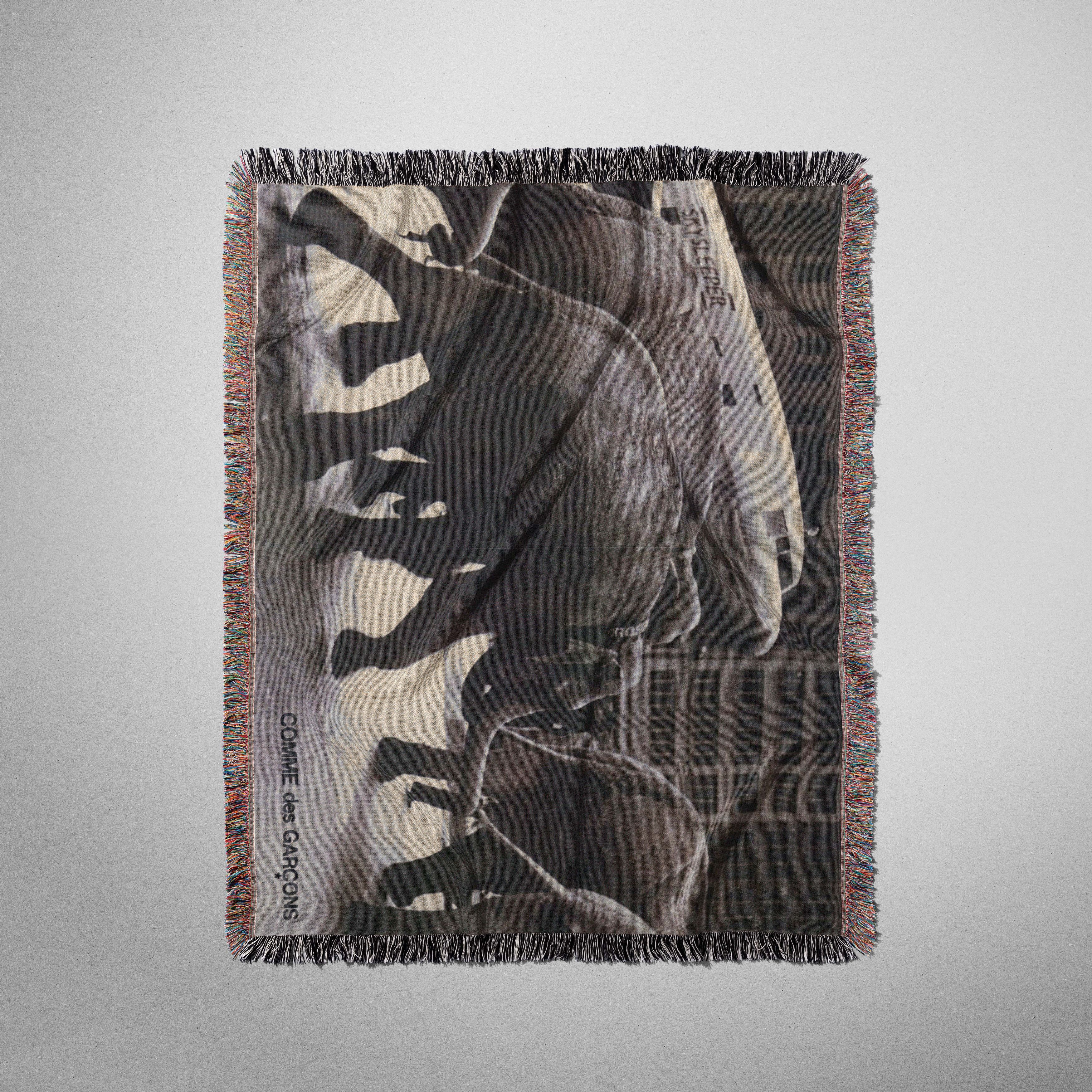 Comme des Garcons Comme Des Garcons Blanket Woven Art Poster Gift Logo Book Size ONE SIZE - 1 Thumbnail