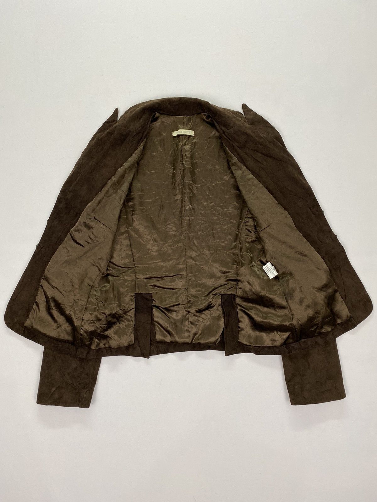 Japanese Brand Flora Smith Leather Coat Size XS / US 0-2 / IT 36-38 - 7 Thumbnail
