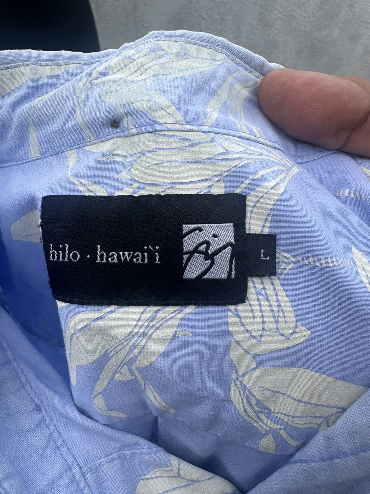 Other PreOwned Sig Zane Powder Blue/ White Hawaiian Print Men's M Size US M / EU 48-50 / 2 - 4 Thumbnail