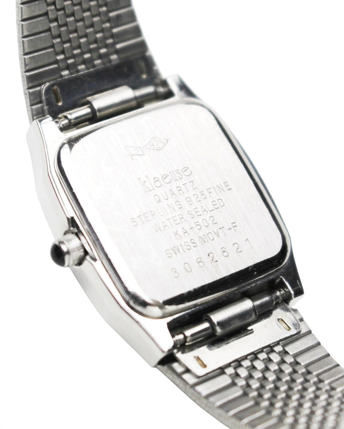Vintage 1990S KLAEUSE SILVER 925 SWISS QUARTZ WATCH Size ONE SIZE - 4 Thumbnail