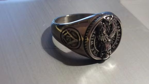 Jewelry Raven Skull Ring Streetwear Jewelry Fashion Gift Size ONE SIZE - 2 Thumbnail