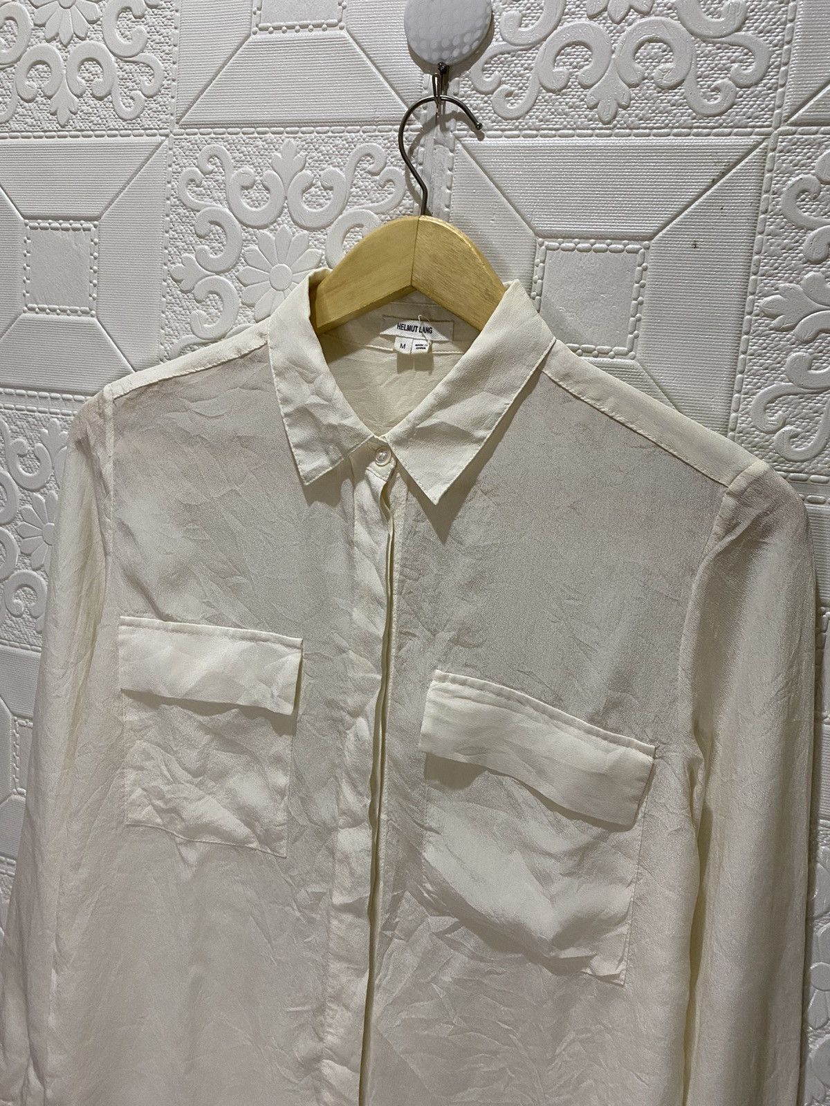 Designer × Helmut Lang Helmut Lang Women Shirts Size M / US 6-8 / IT 42-44 - 2 Thumbnail