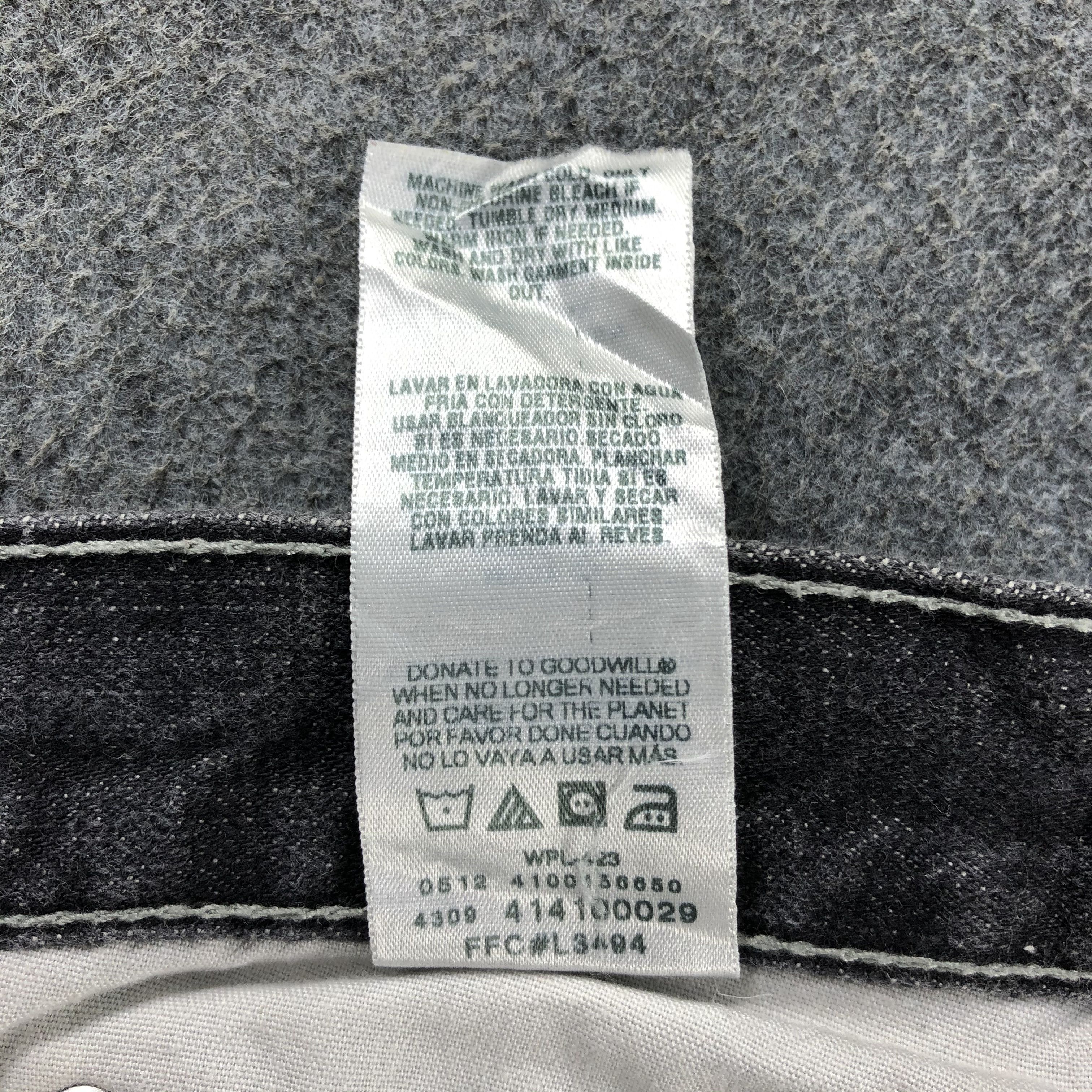 Denizen Vintage Faded Black Levis Denizen Jeans-J2379 Size US 30 / EU 46 - 11 Thumbnail