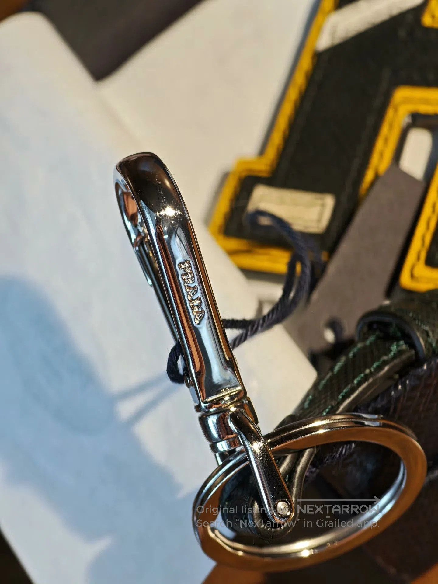 Prada Prada Letter H Keychain Bag Charm. Size ONE SIZE - 3 Thumbnail