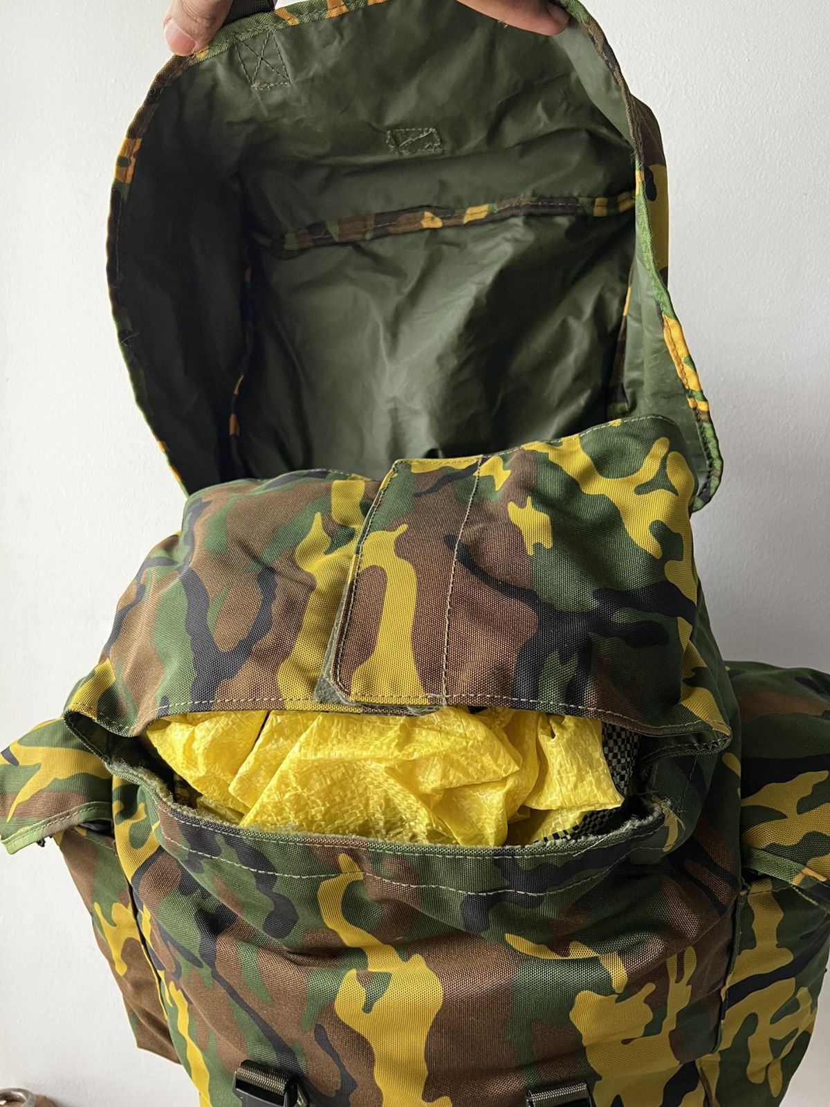 Other Woodland Camo Tactical Army Mil-Surplus Combat Backpack Size ONE SIZE - 11 Thumbnail