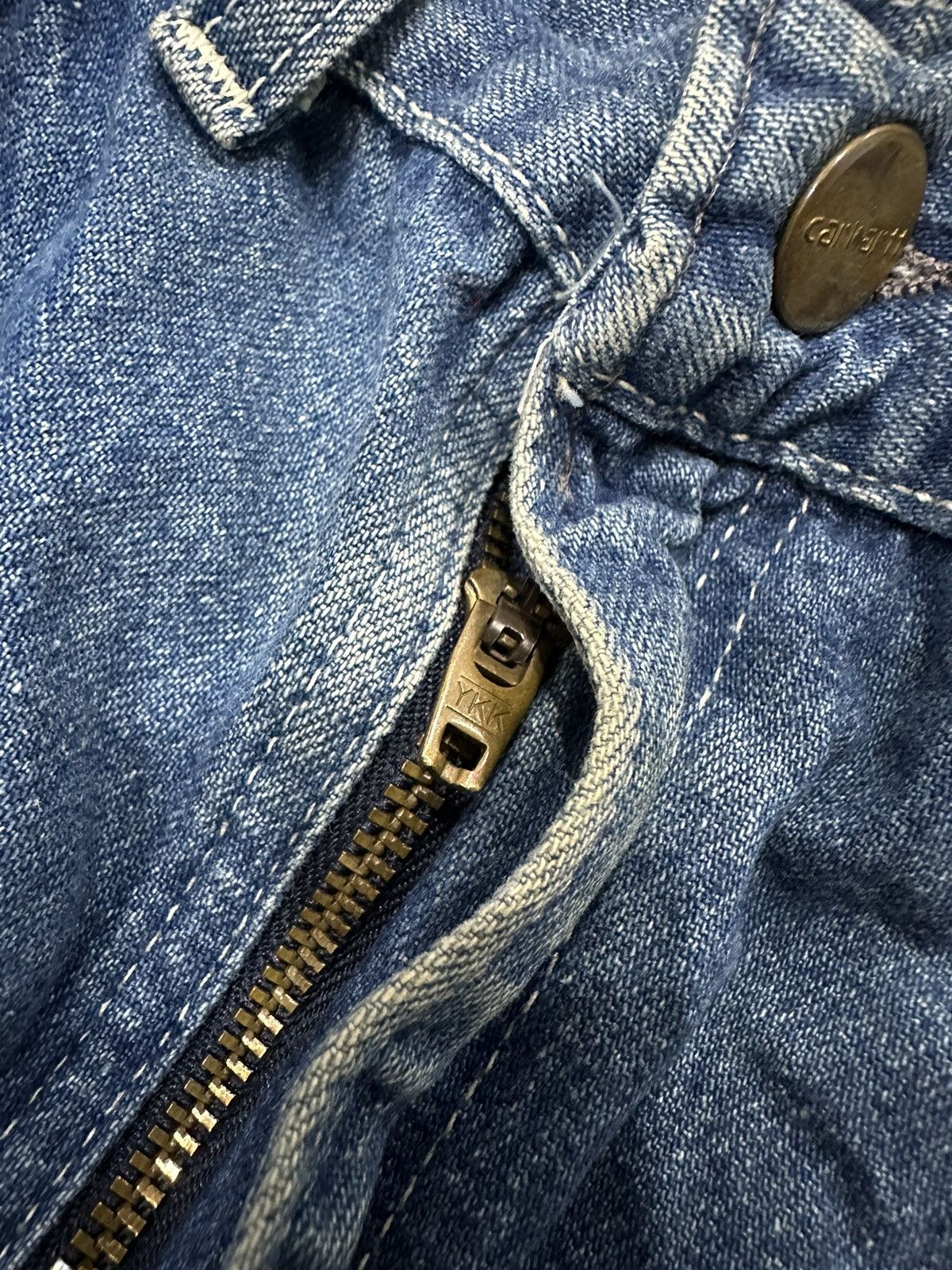 Carhartt Vintage Carhartt Carpenter Denim Baggy Single Knee Work Pant Size US 29 - 11 Thumbnail