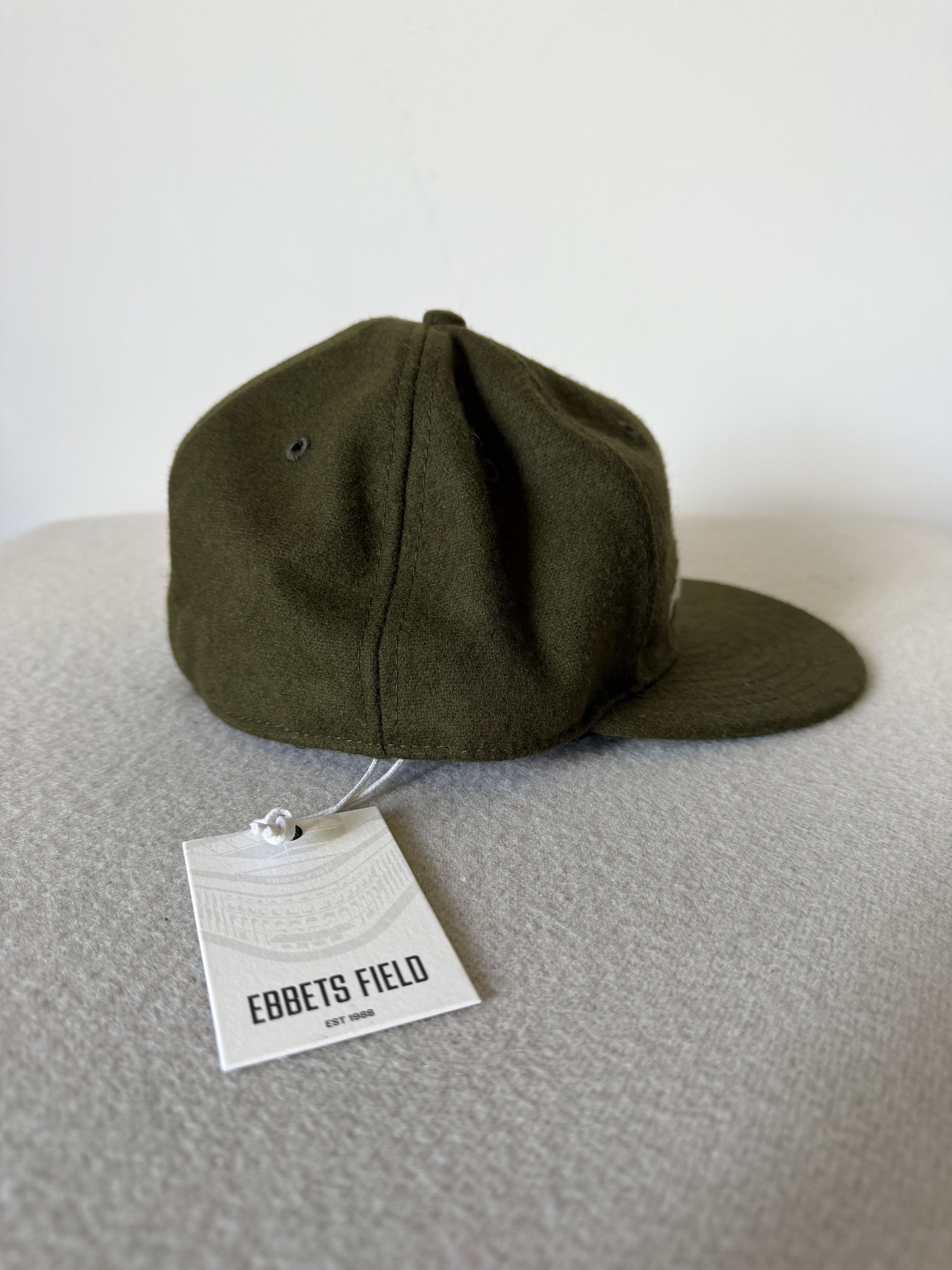 Ebbets Field Flannels 7 1/2 Ebbets Field Grateful Dead Double Bolt Fitted Hat Size ONE SIZE - 3 Thumbnail