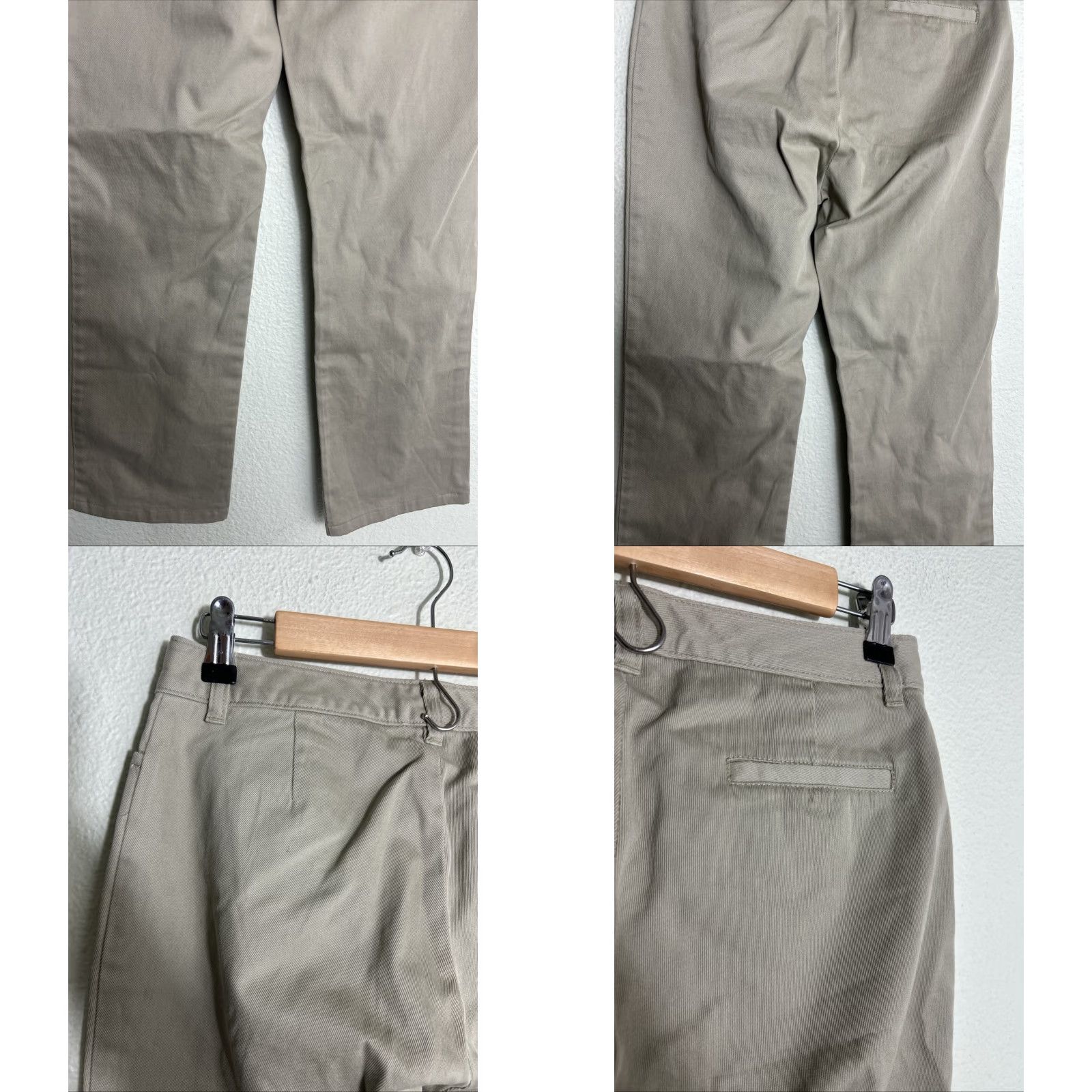 Gap Gap Khaki Pants Women 4 Beige 28x29 Y2K Size 27" / US 4 / IT 40 - 8 Thumbnail