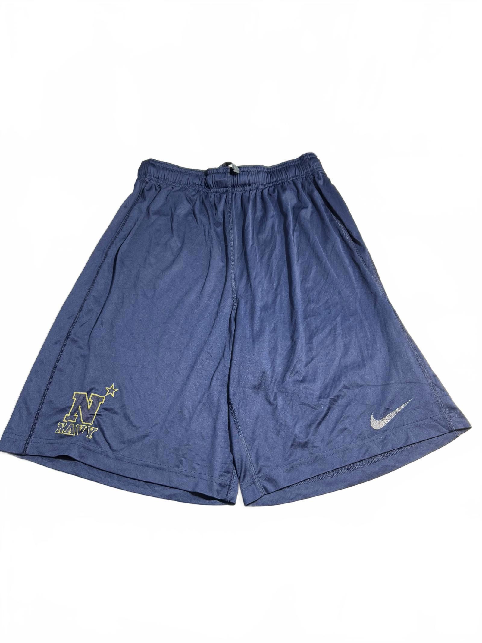 Nike Nike Dri-FIT Navy Shorts with Embroidered Logo Size US 32 / EU 48 - 1 Thumbnail
