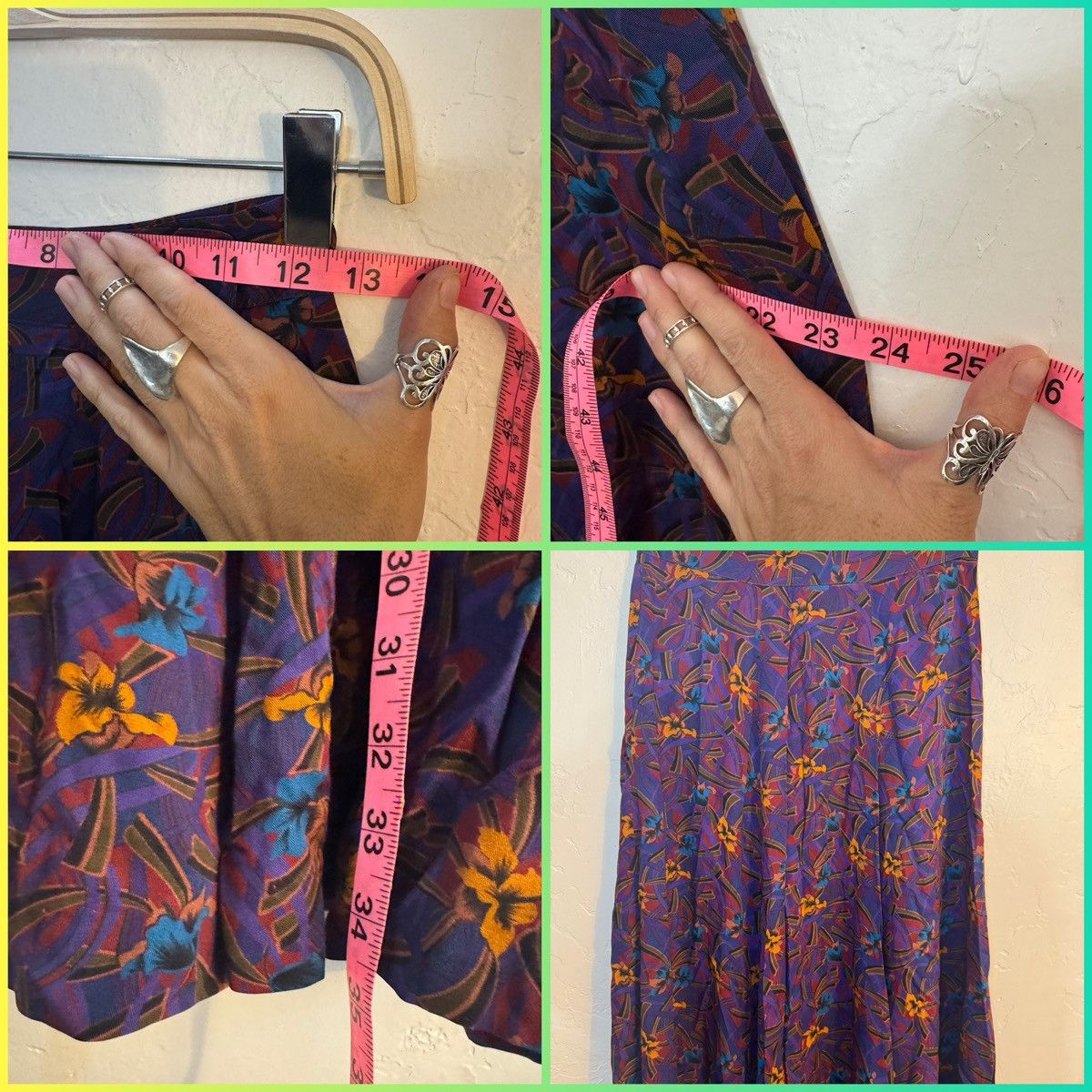 Dior VINTAGE CHRISTIAN DIOR MAXI SKIRT SZ 4 XS 24” WAIST EUC Size 27" / US 4 / IT 40 - 8 Thumbnail
