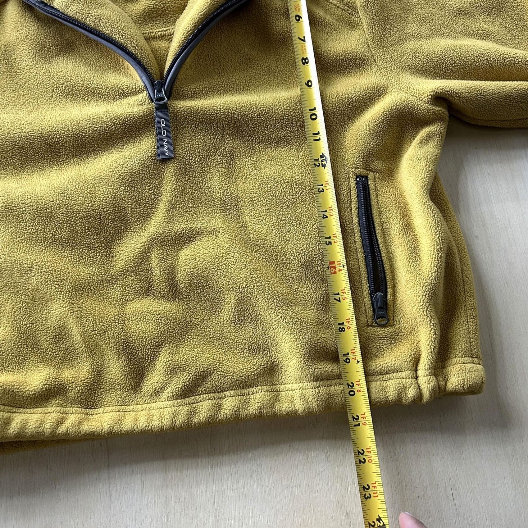 Old Navy Vintage Old Navy Fleece Jacket Women S Yellow 1/4 Zip Pullover Cozy Casual 90s 2000s Mens Womens Size S / US 4 / IT 40 - 5 Thumbnail