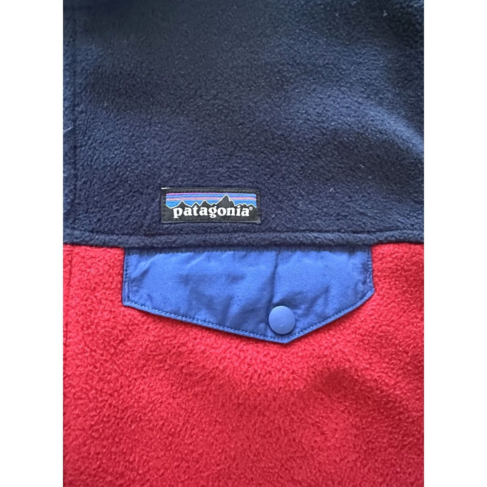 Patagonia Patagonia Synchilla Vest Mens XL Red Blue Full Zip Pockets Fleece Classic Size US XL / EU 56 / 4 - 2 Thumbnail