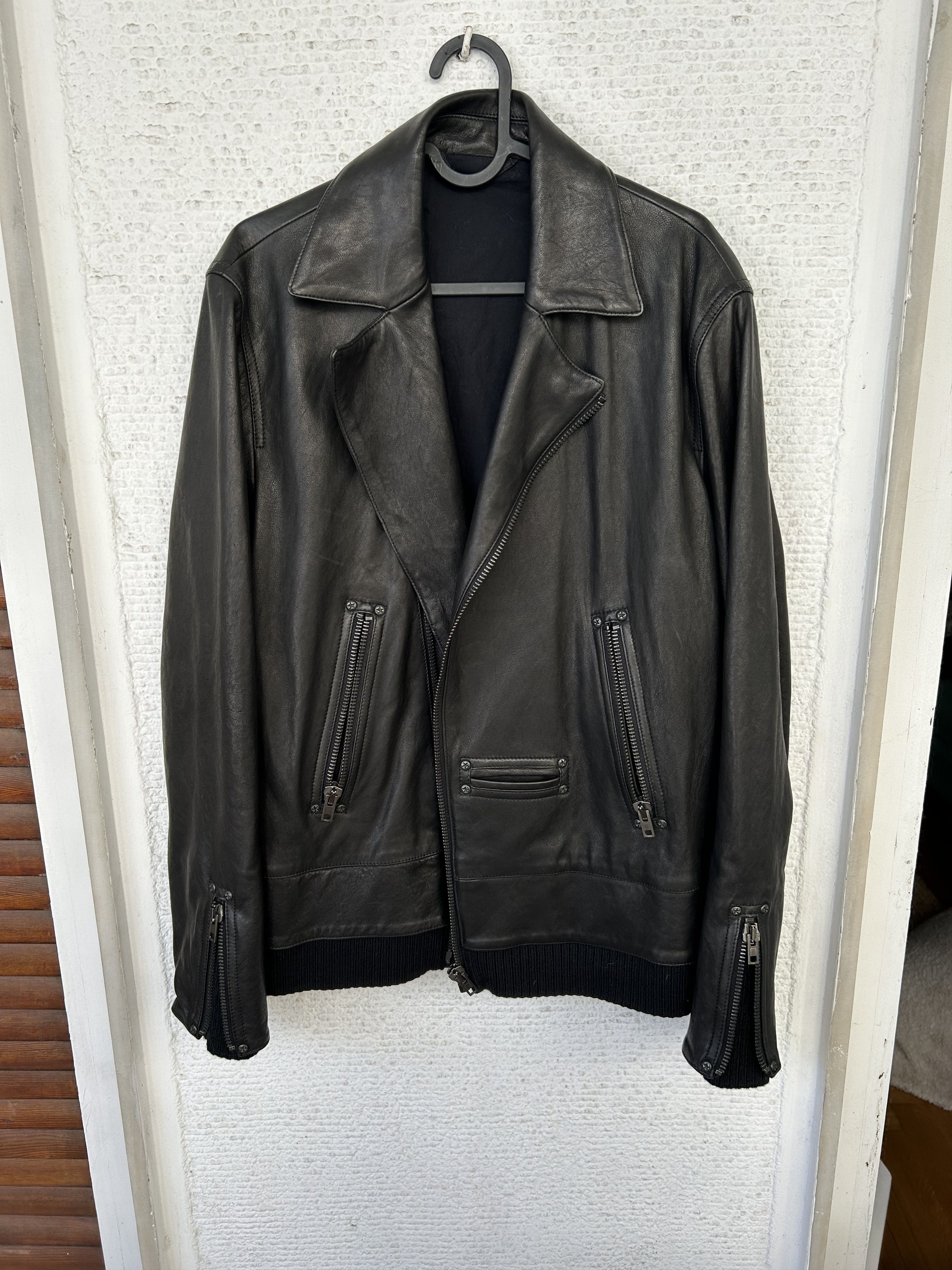 Maison Margiela Margiela Leather Moto Jacket Size US M / EU 48-50 / 2 - 1 Thumbnail